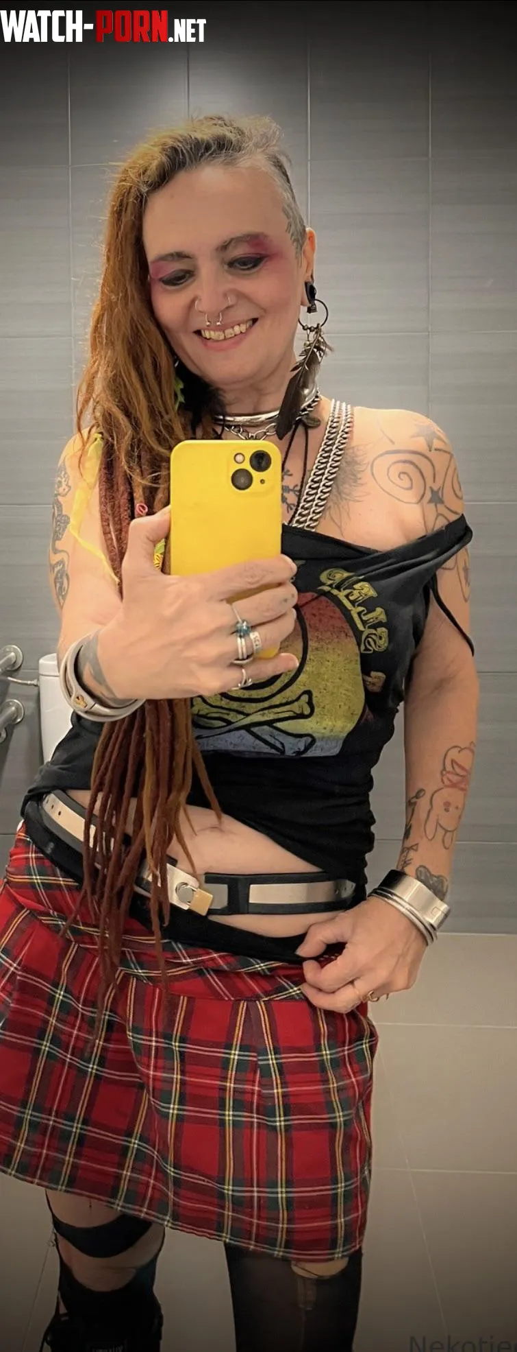 Structure is the highest form of art. This isn't just a belt,it's a statement of absolute ownership and discipline. Some seek freedom, but I find my power in the lock. Are you disciplined enough to respect the boundary? by MissNekotied