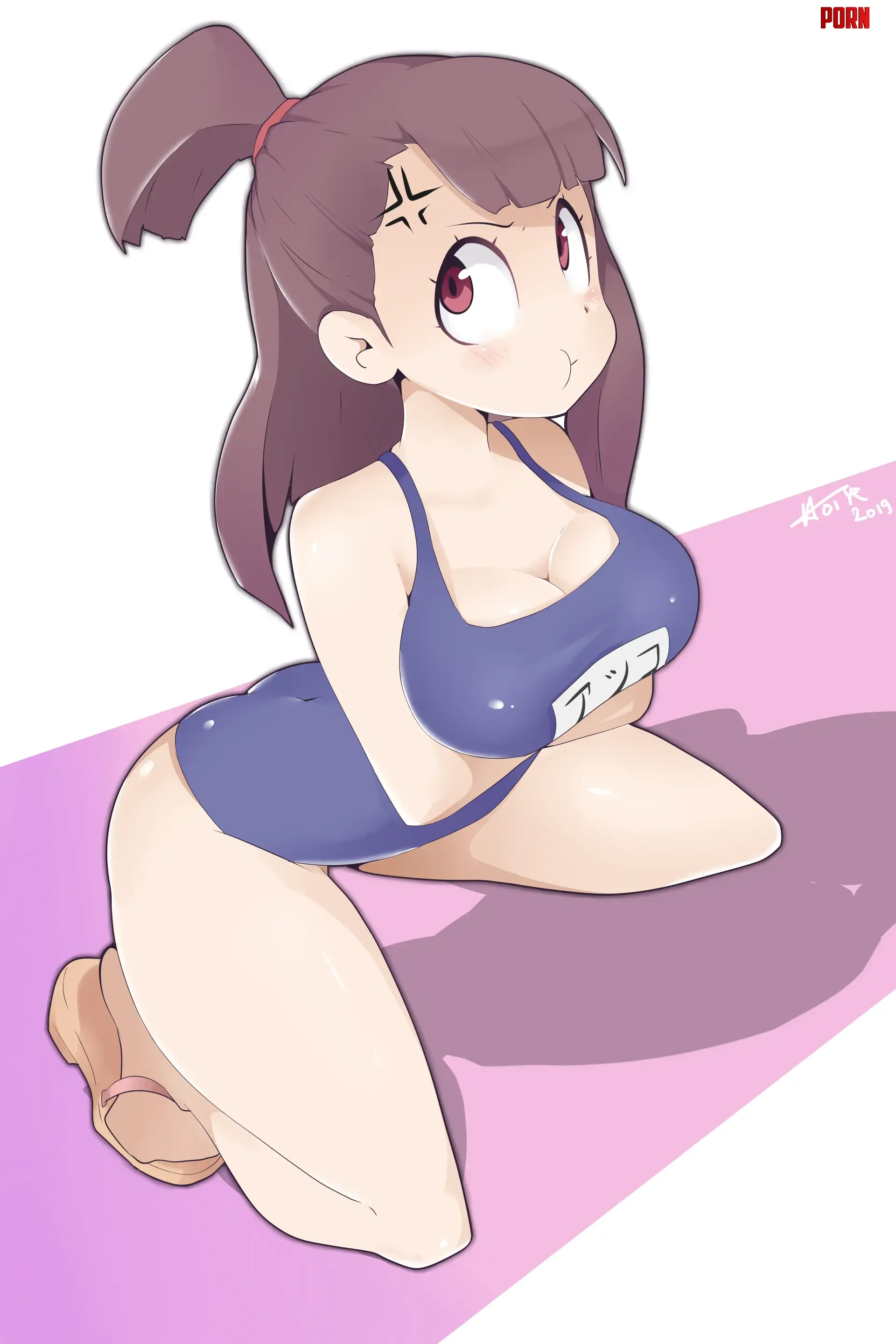 Akko's pouting face [Little Witch Academia] (hot vr) by Waifu-Worshiper