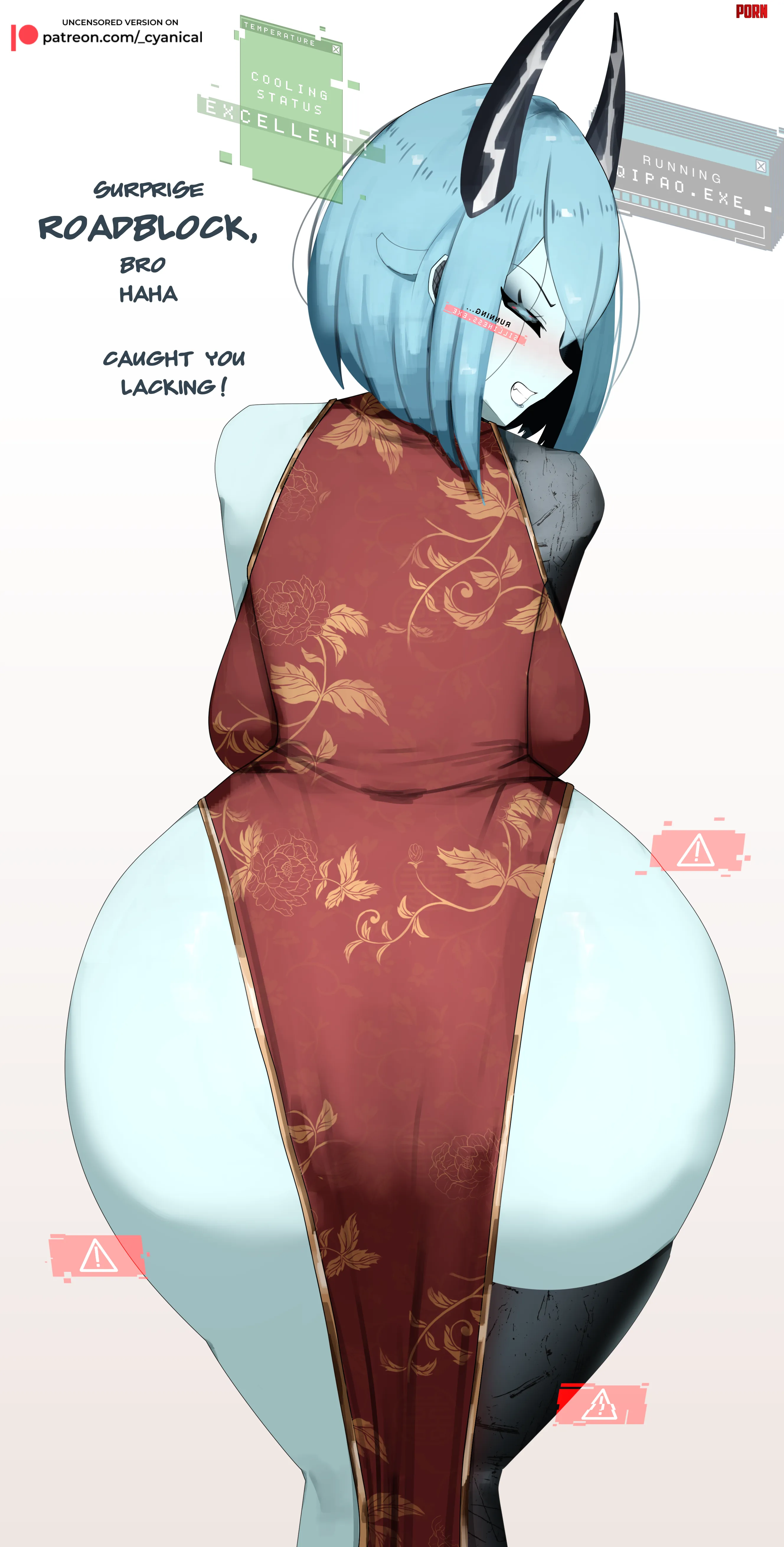 She Blocks Your Path [OC] by -Cyanical