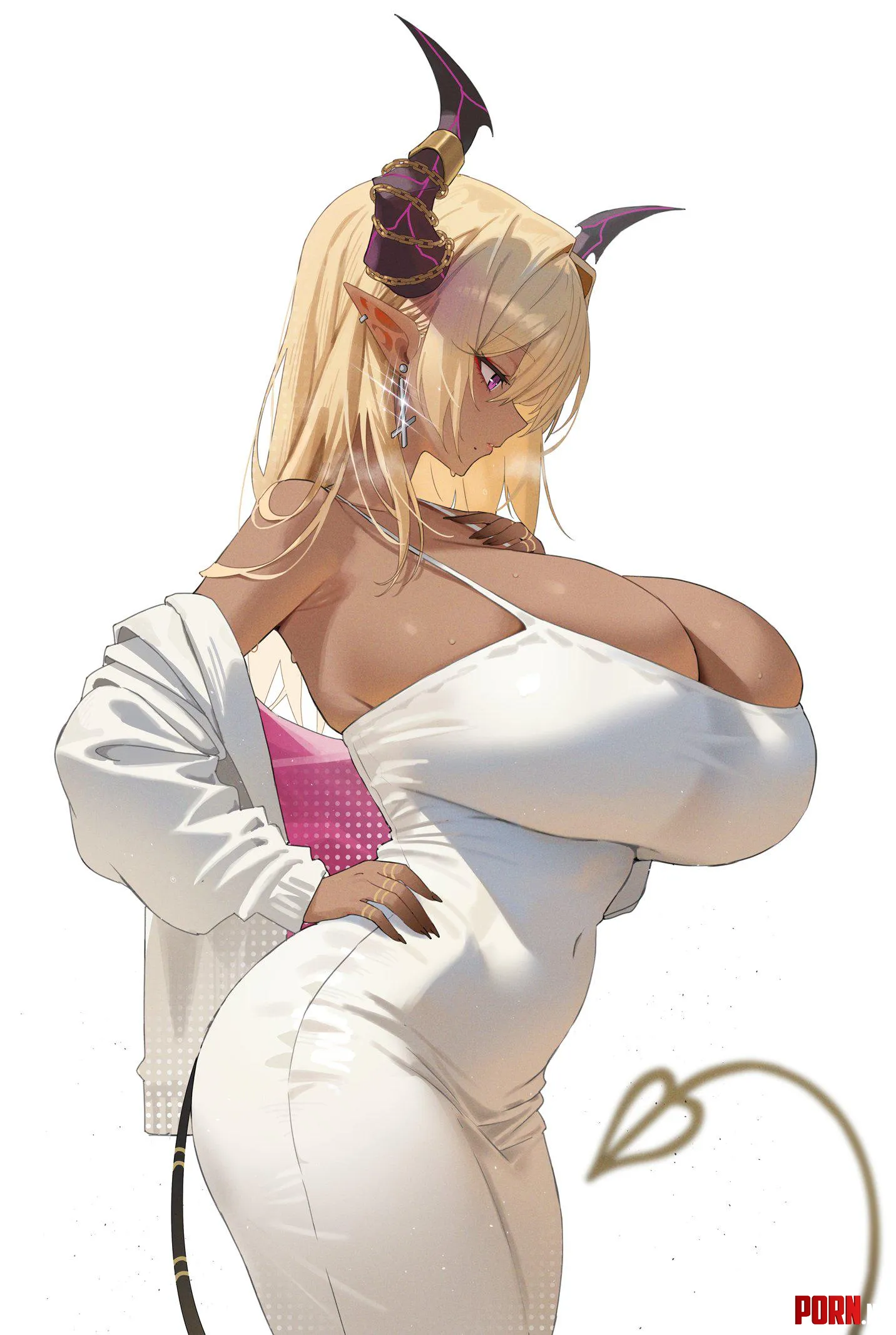 Gyaru Demon Milf by WoolsonDaSheep