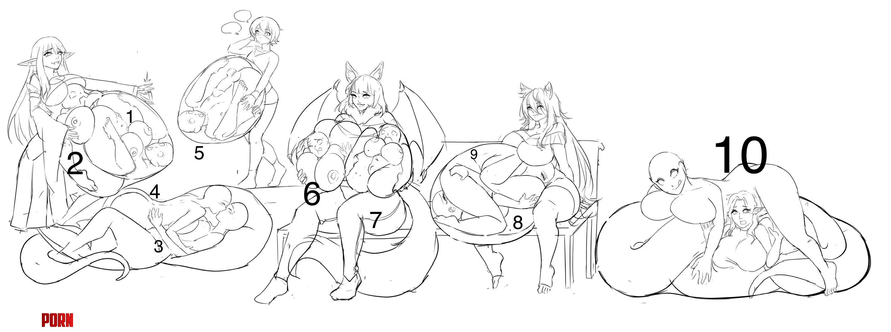 {Promo} Streetside Chaos YCH by saru by Might_be_A_Dumbass