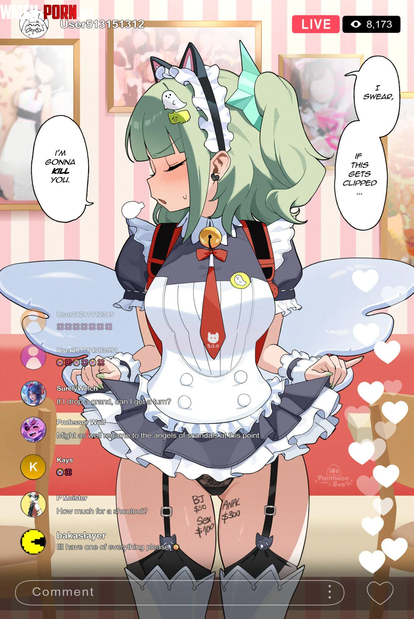 Lewd streamer Chinatsu [Zenless Zone Zero] by marxsander2016