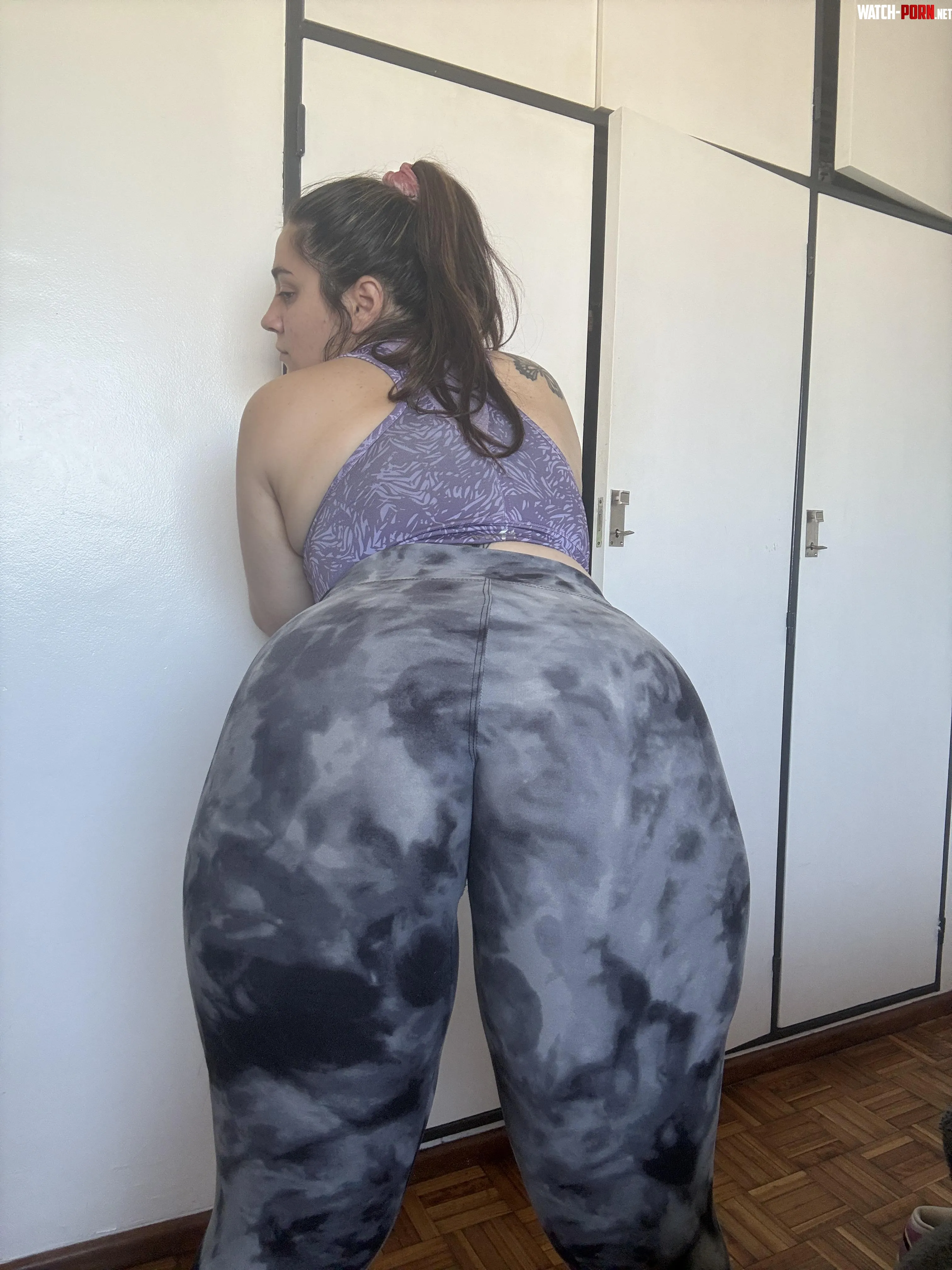 It’s the yoga pants wedgie for me by heymeggie