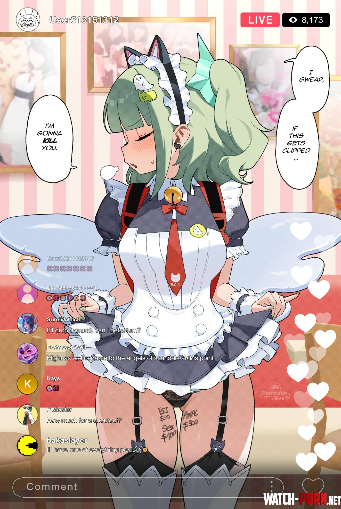 Lewd streamer Chinatsu [Zenless Zone Zero] (Pantheon_EVE) by marxsander2016