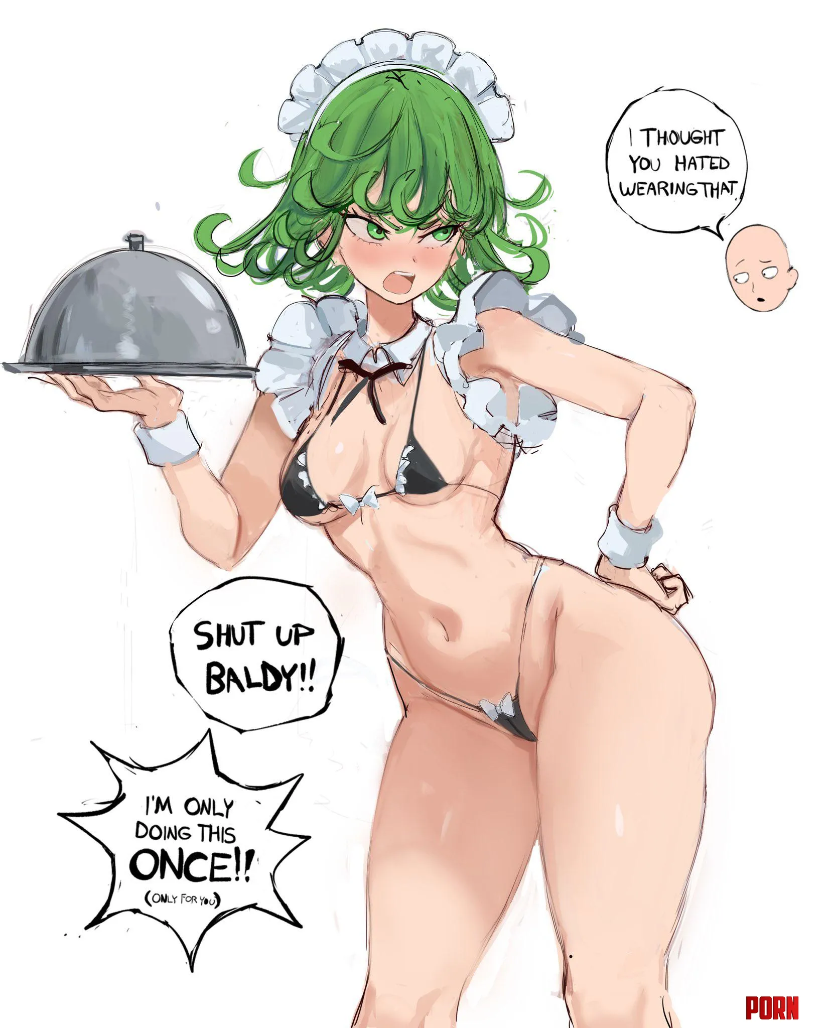 Maid Tatsumaki (rak_fork) [One Punch Man] by Silent_Steak_9540