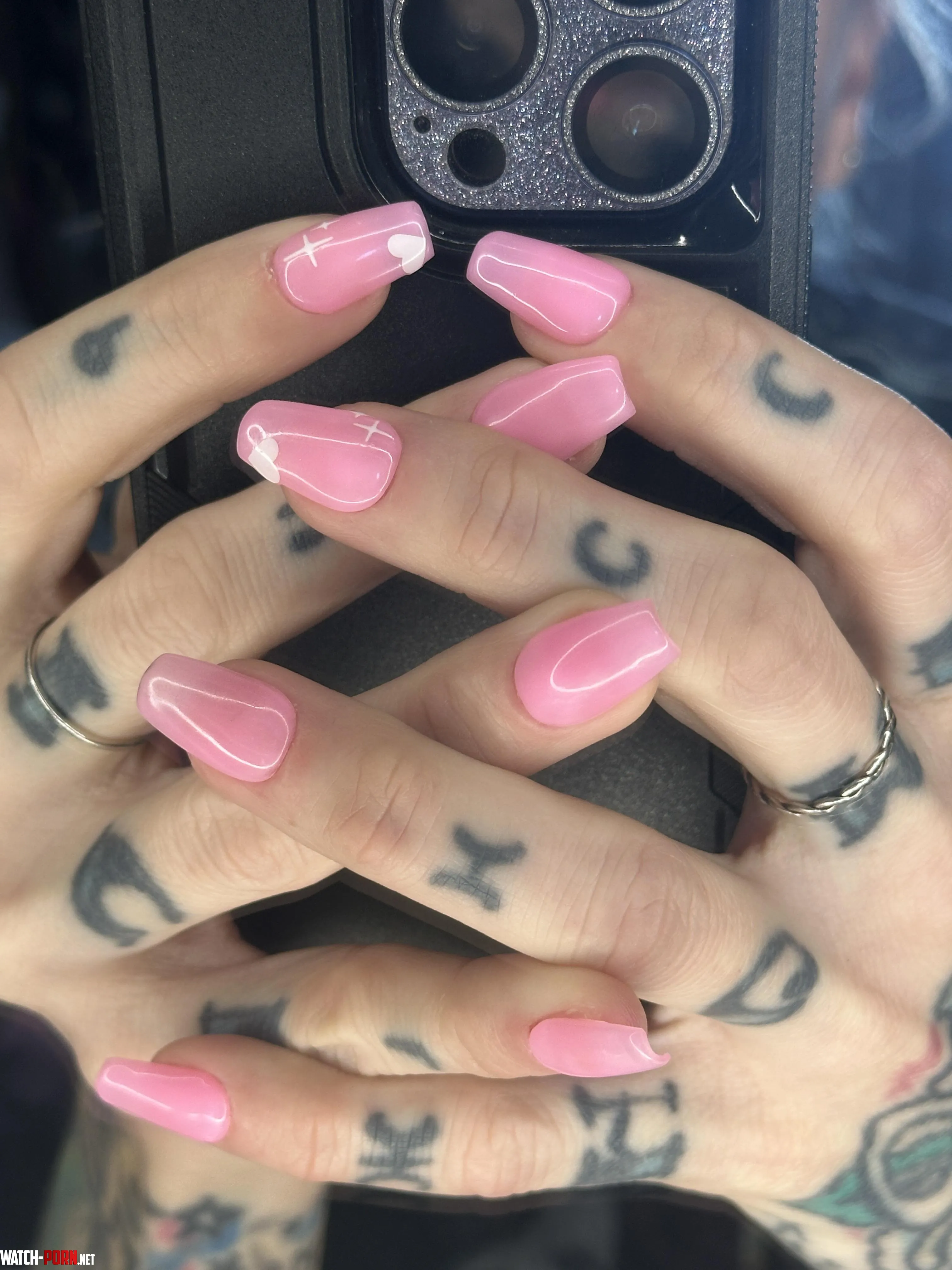 New Valentines nails by Temporary_Waltz3619