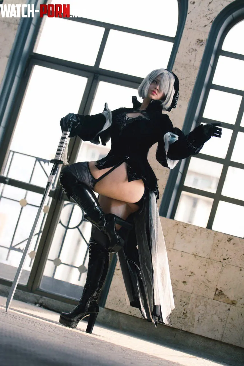 2b cosplay by (yuki) by CuppyHaloow