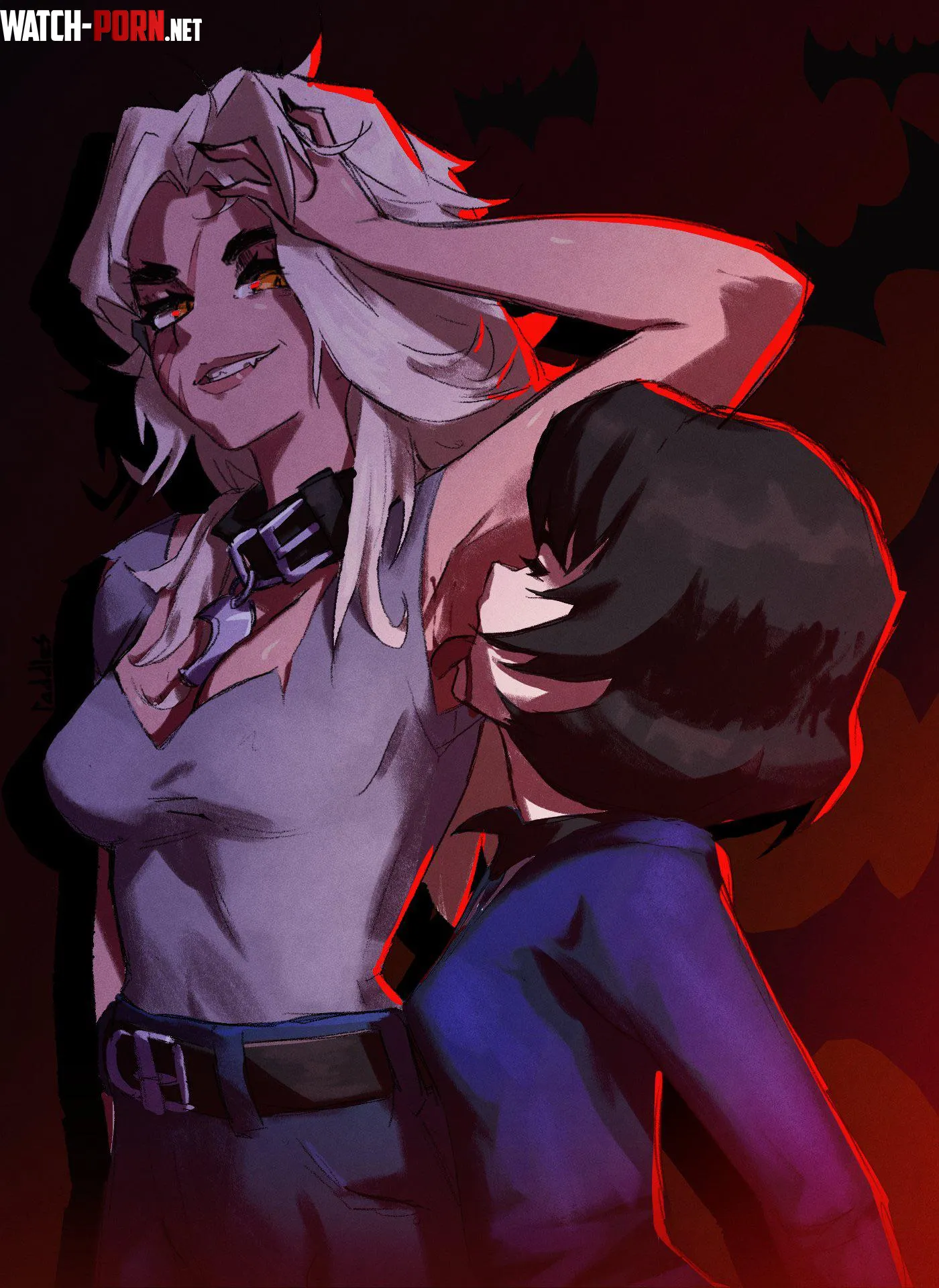 Mina on Silver‘s pits (Deadlock) [@radraddles] by gooning-burner