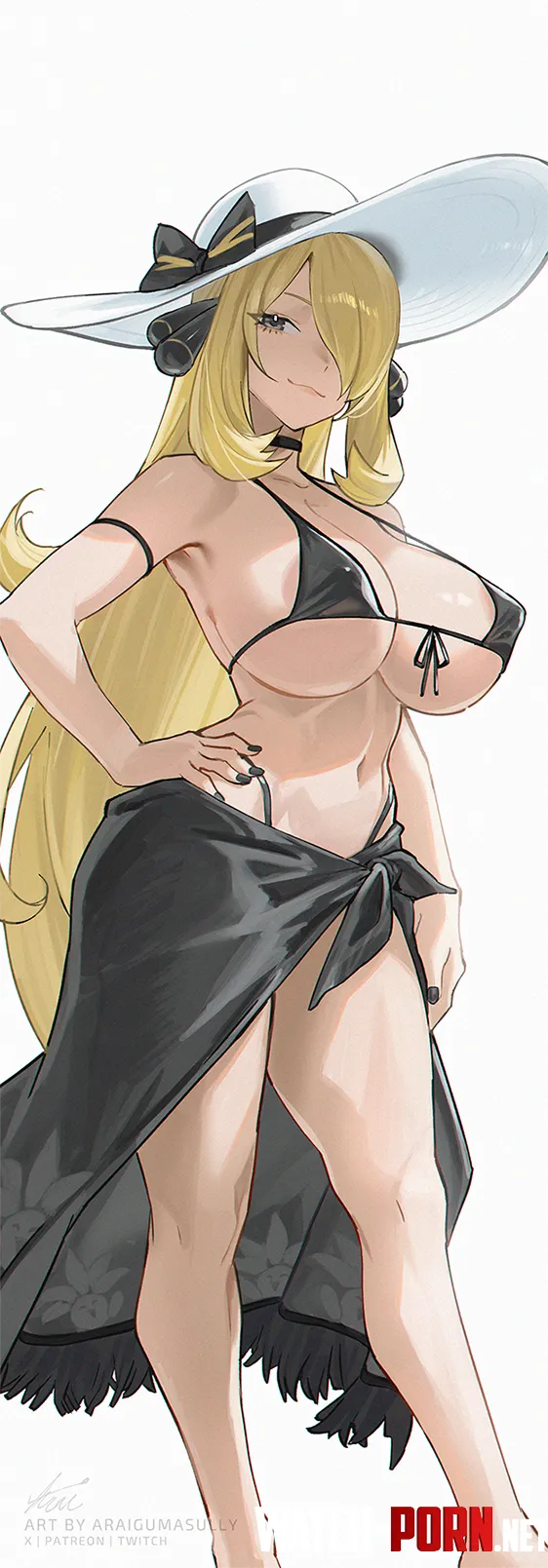 Cynthia beach outfit (araigumasully) by CoomerZone-X