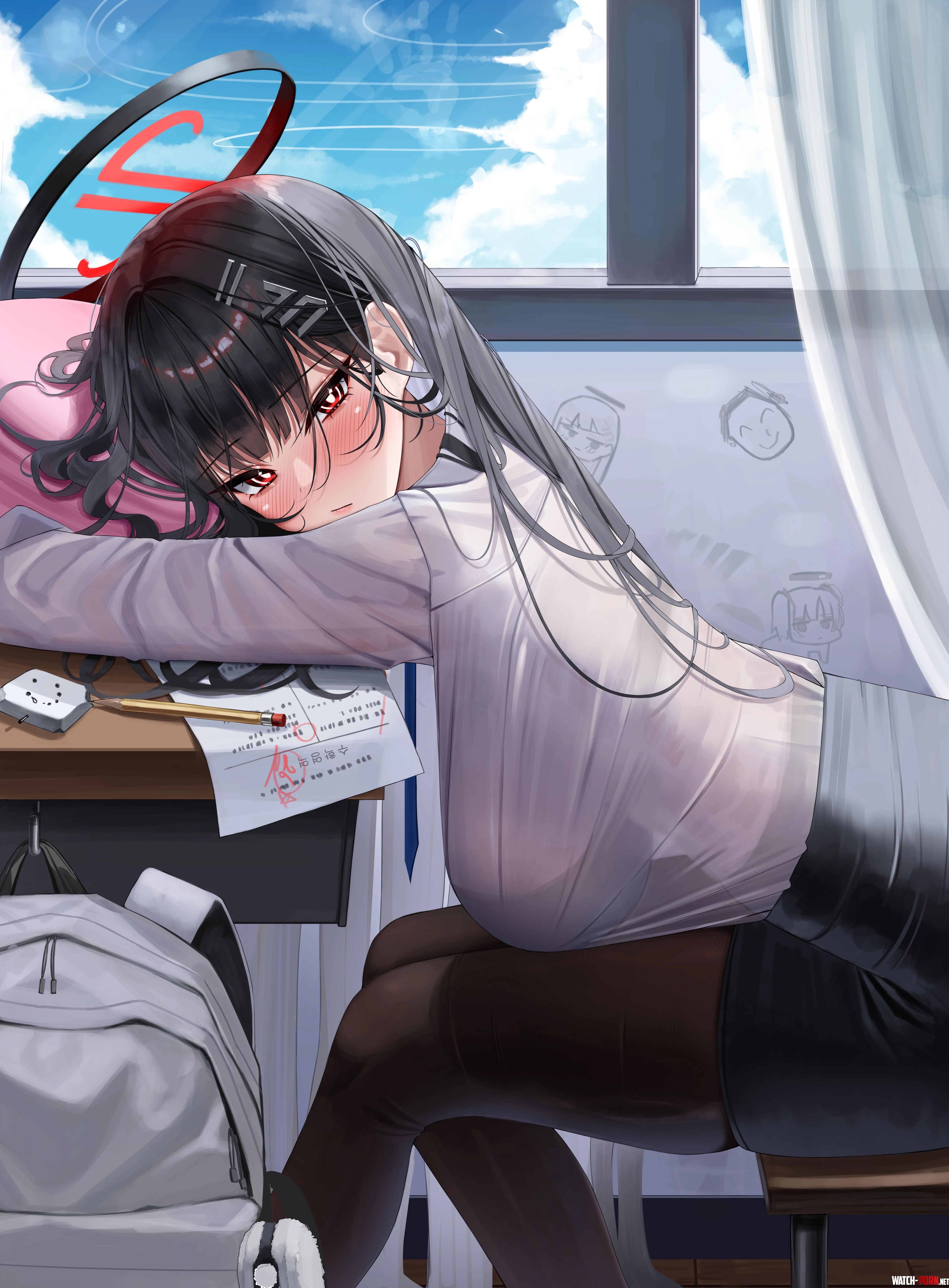 Rio at her desk (GoonSSO / GOONSSO) by elegantloveglimmer