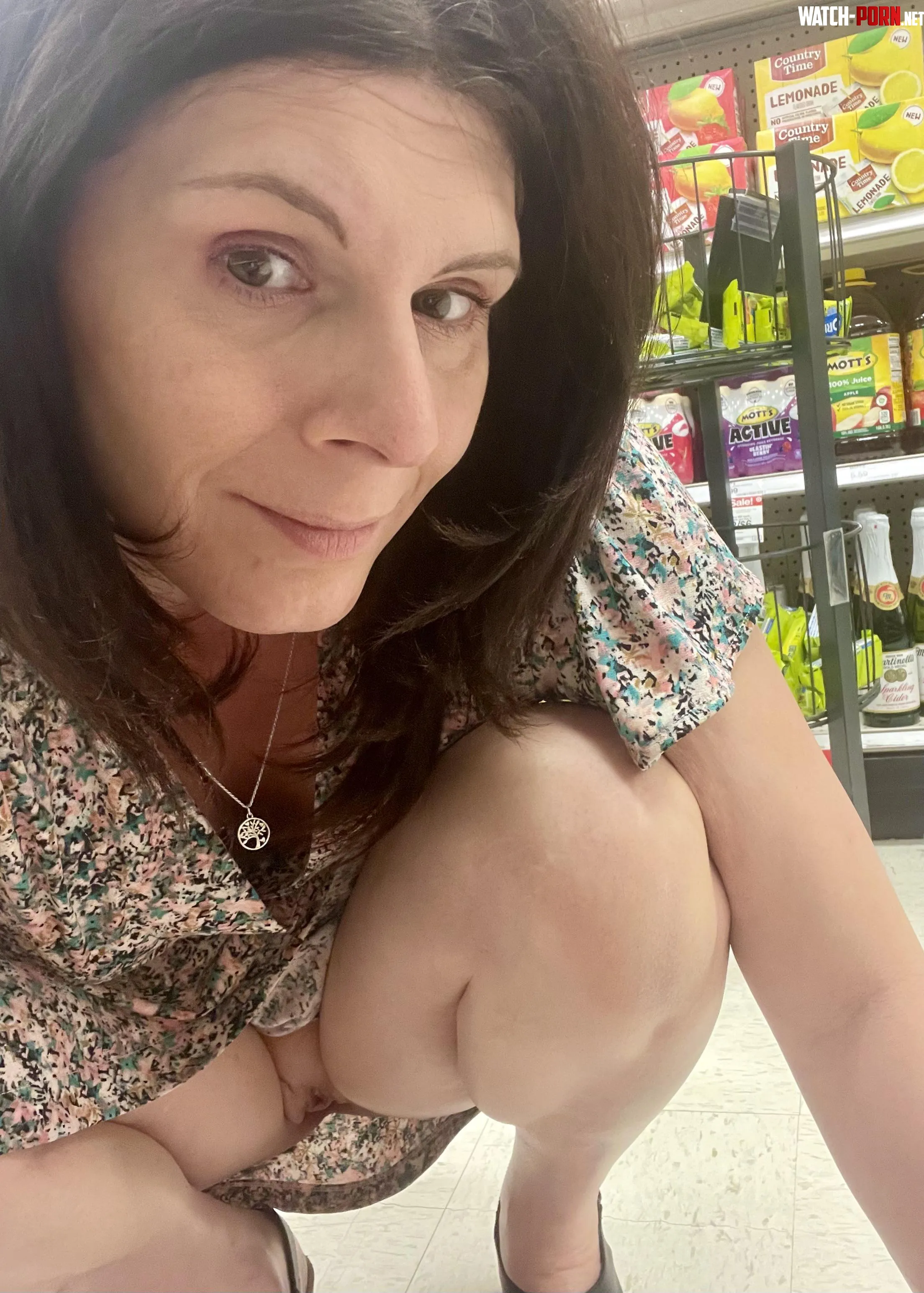 A brief moment of naughtiness in public 🩵42F by TheRealAutumnGoddess