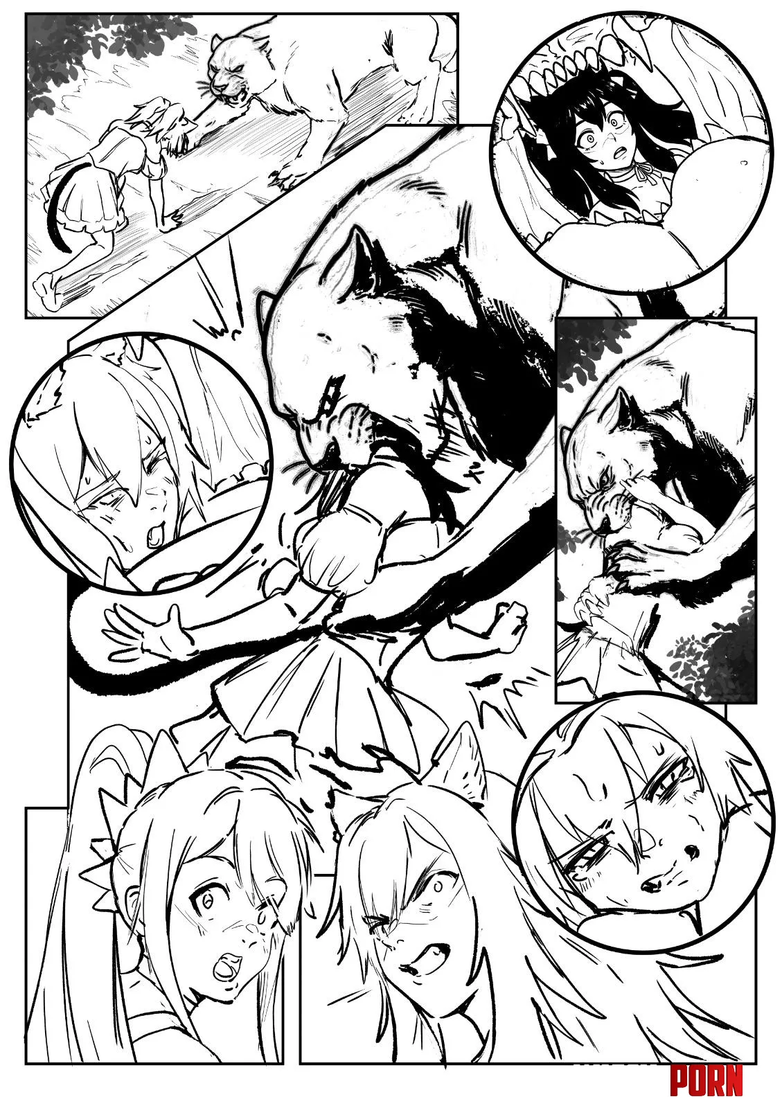 {Promo} {Update} - Kate's in Trouble - The Chronicles of Hunger Forest - Issue #1 Progress Update by Dismal-Seat-1380