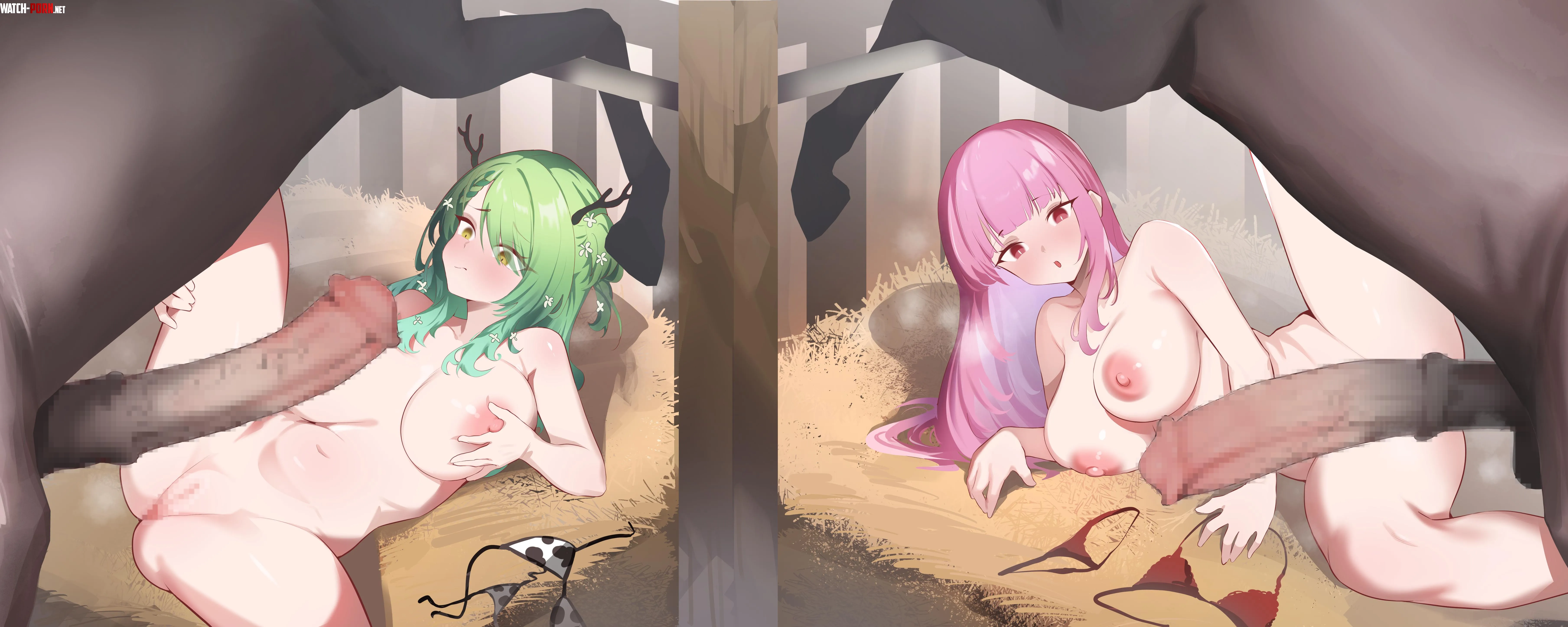 Two besties in the stables (darkdeaththorn) by Tenebris-Flamma