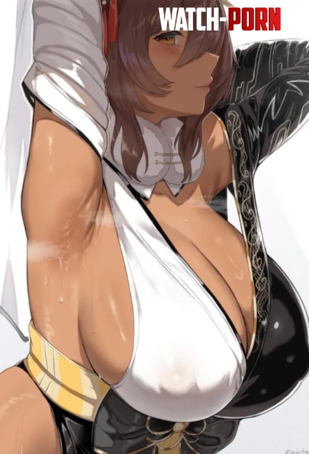 Noir's lovely pits (micchanmeido) [NIKKE] by dvmmydumdum