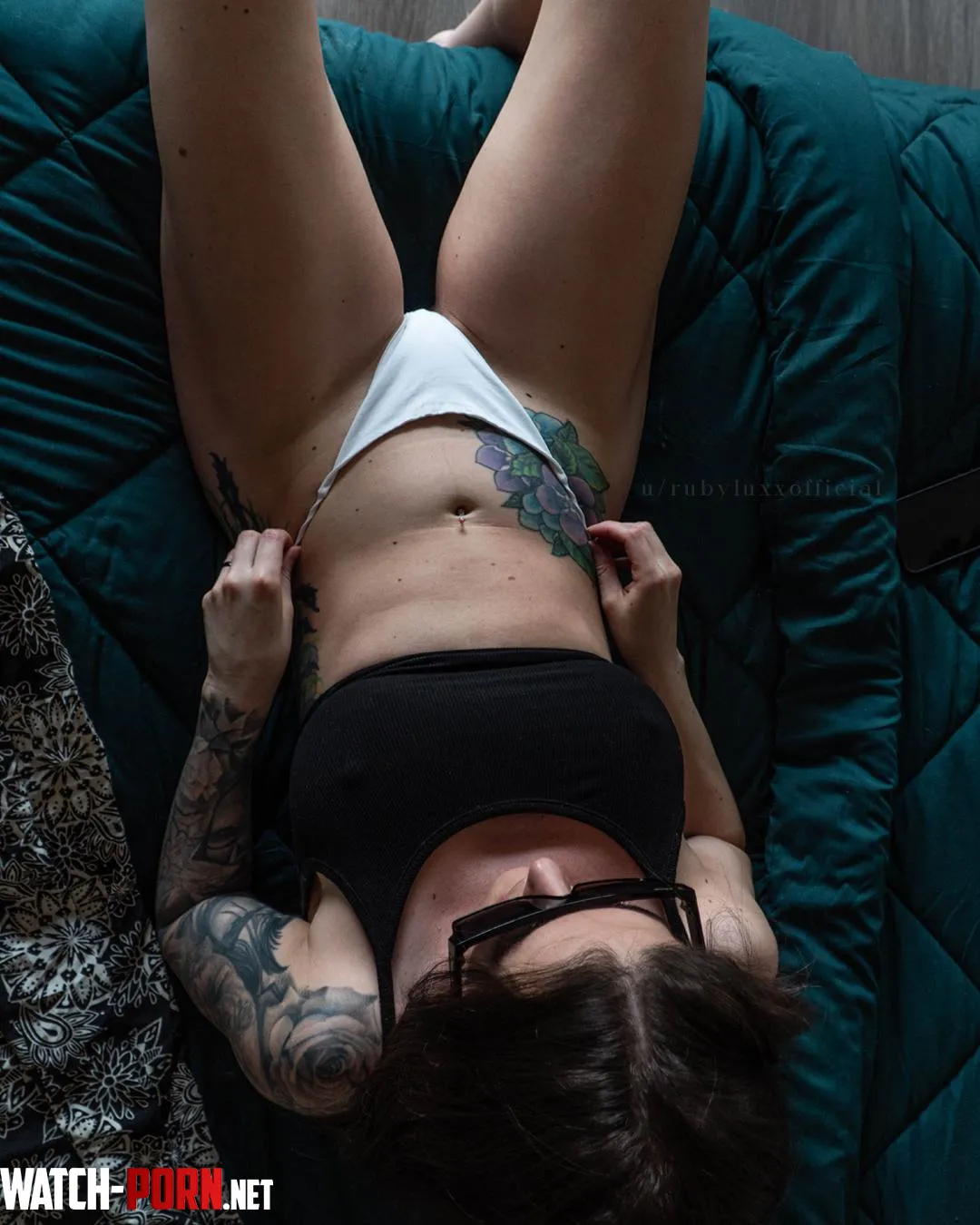 I love wearing these tiny crop tops to the gym by RubyLuxxOfficial