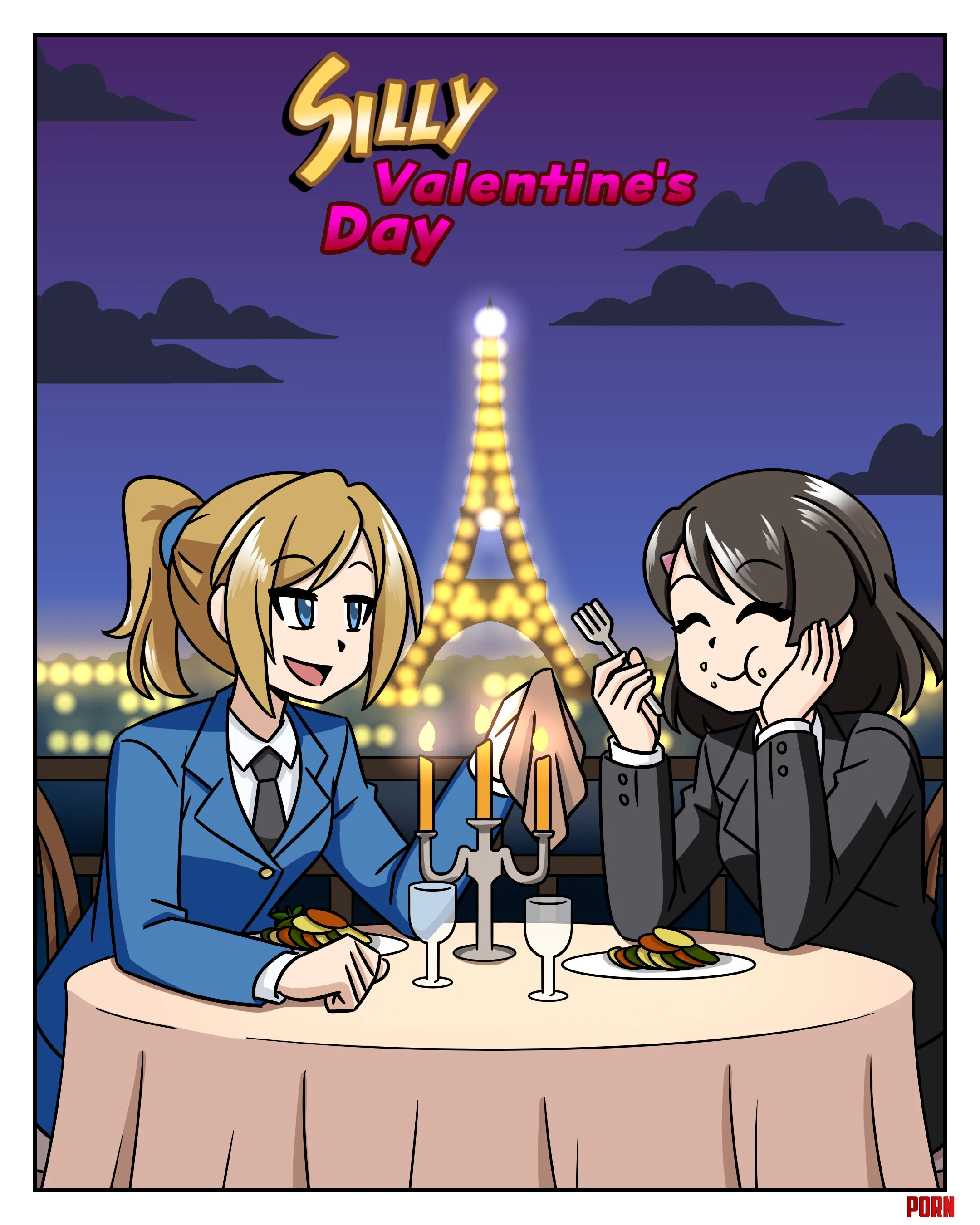 [OC] Silly Valentine Time (Webtoon Canvas: My Cute Dictator) by SillyWolf_92