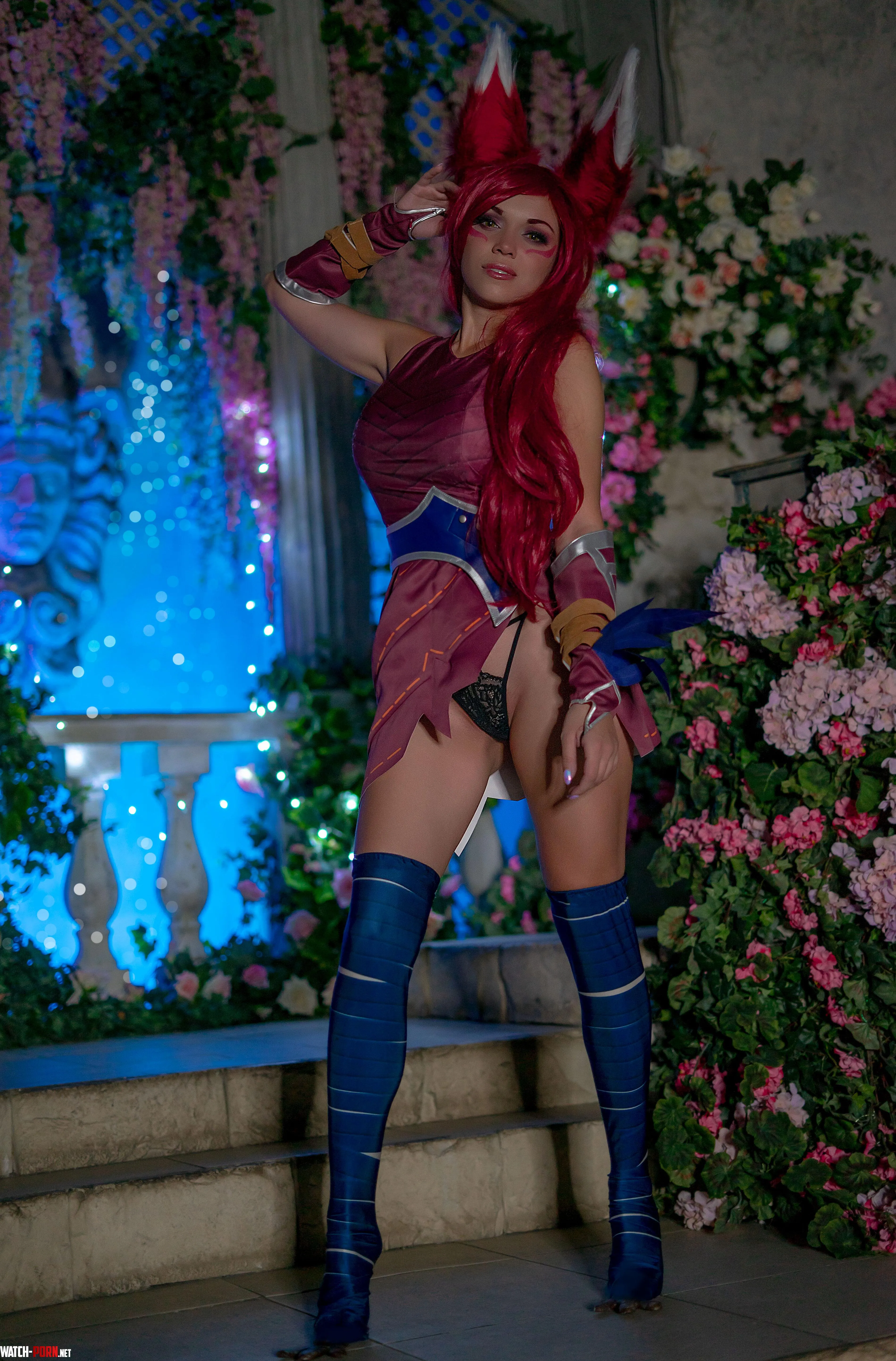 Xayah by Octokuro by iam_ocotkuro