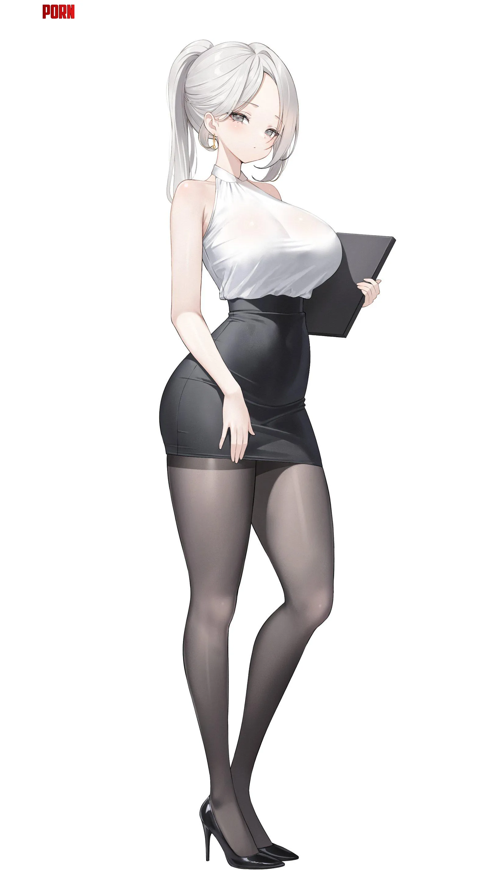 Silver-Haired Assistant [Original] (KeiBeam) by WoolsonDaSheep