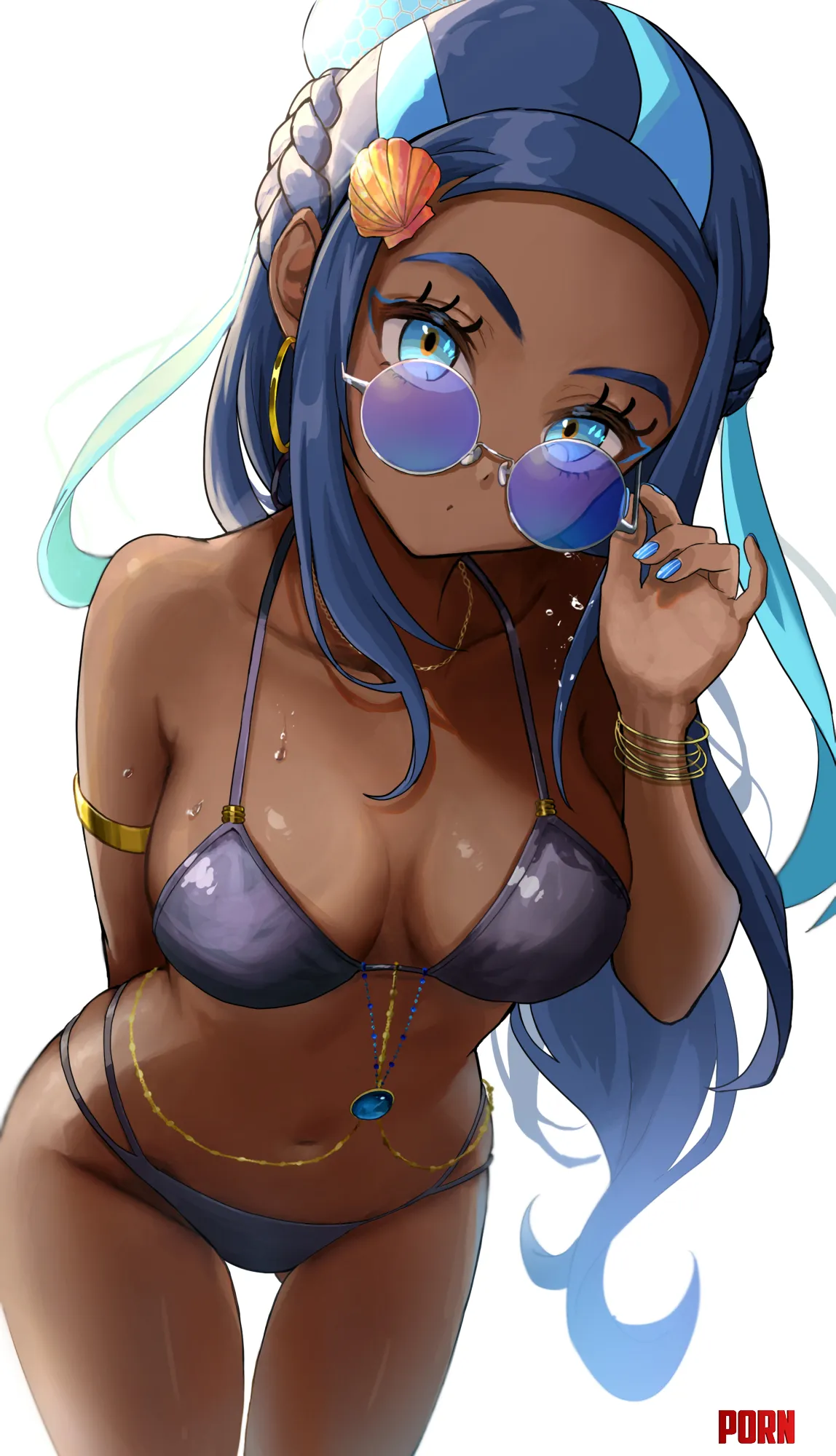 Bikini Nessa [Pokemon] by A_MASSIVE_PERVERT