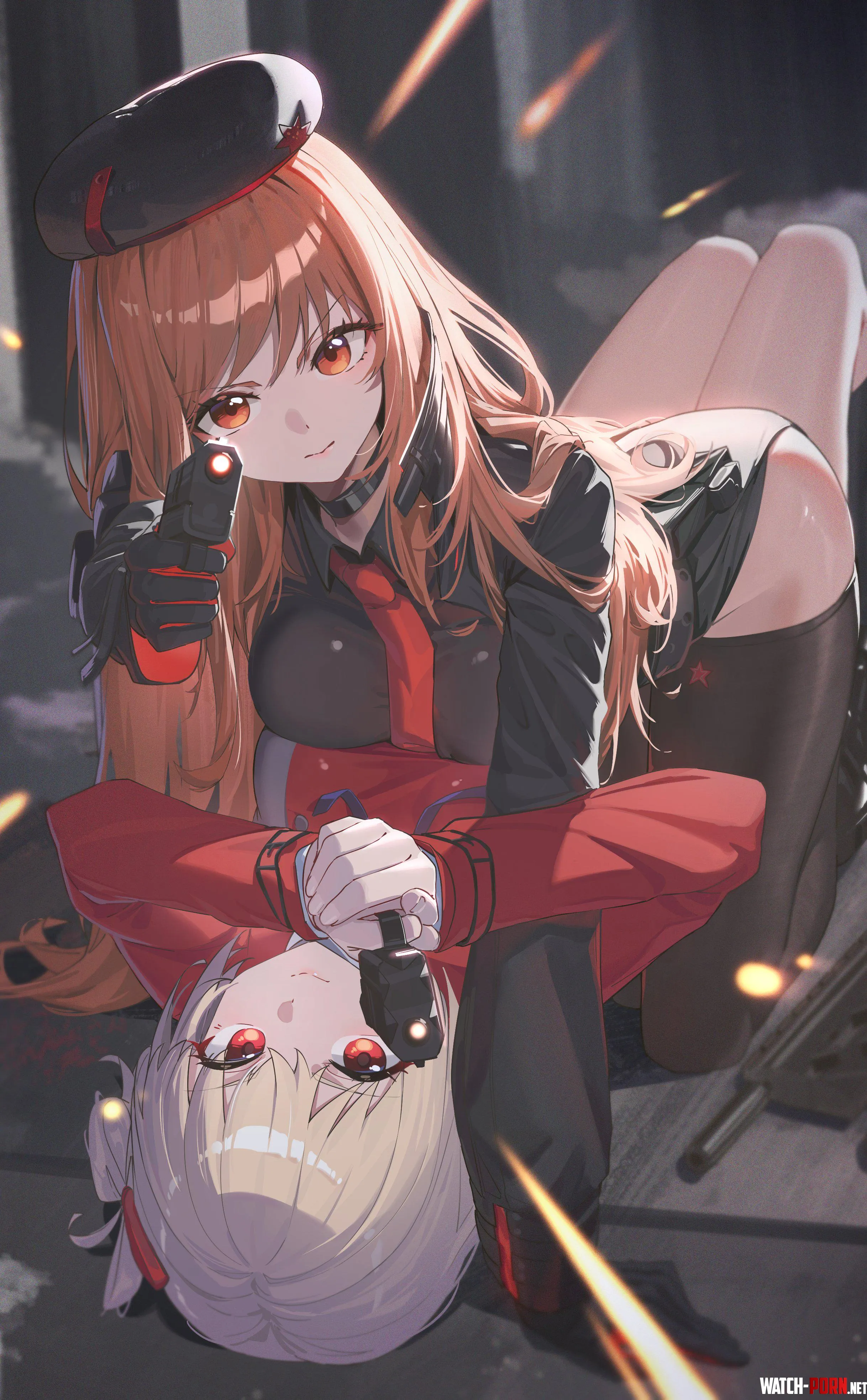 Chisato & Rapi [Nikke & Lycoris Recoil] (Reulem) by WoolsonDaSheep