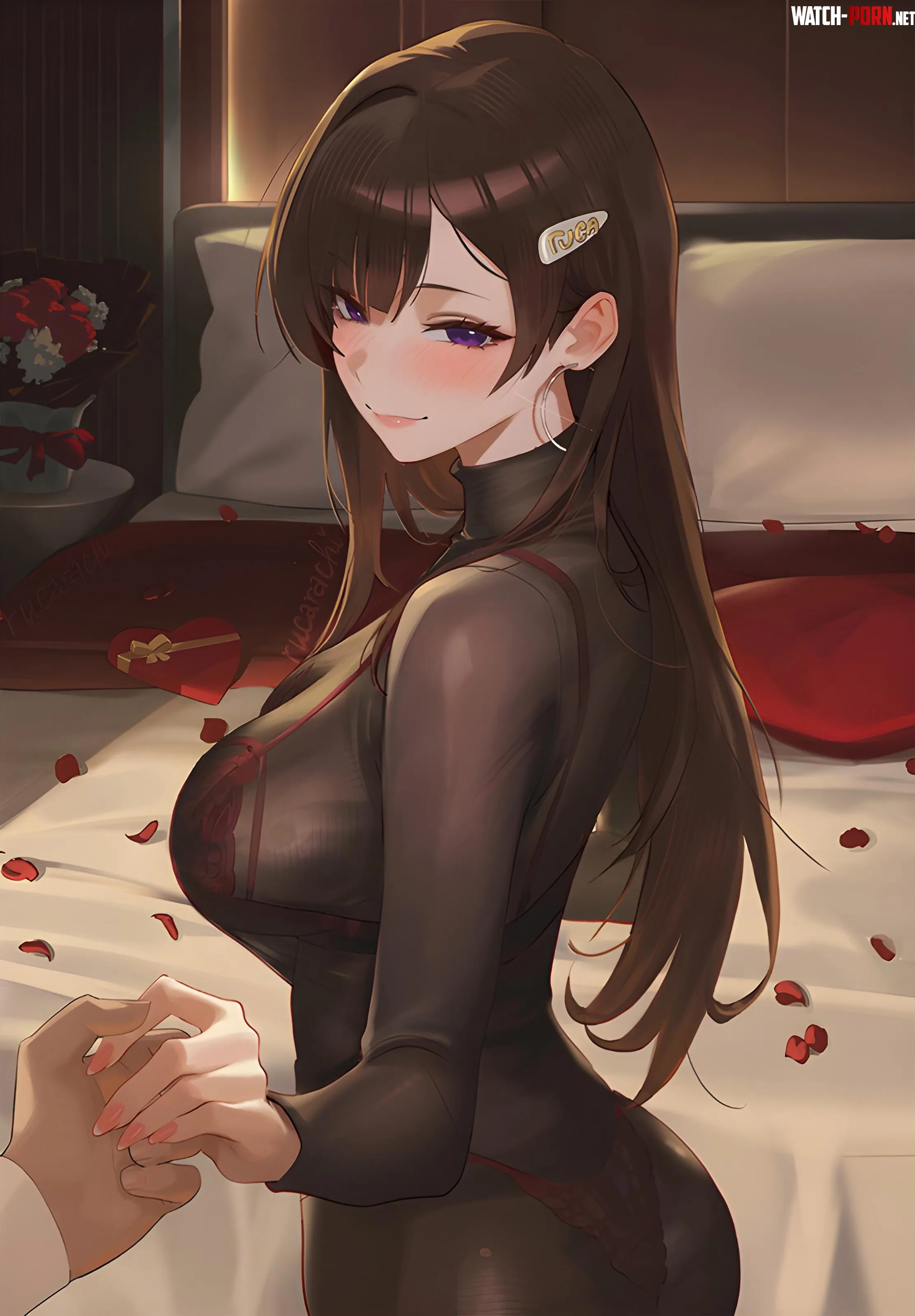 Ruca's Valentine Body Stocking by WoolsonDaSheep