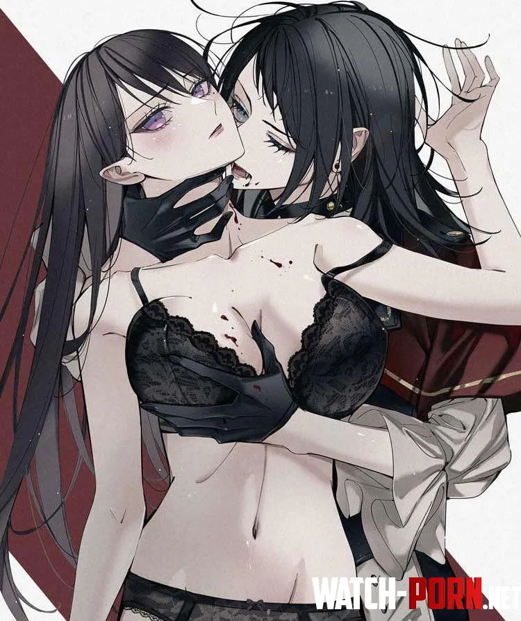 Vampire Umiri with Taki under her thrall [BanG Dream!] (kourui_07) by MartyrOfDespair