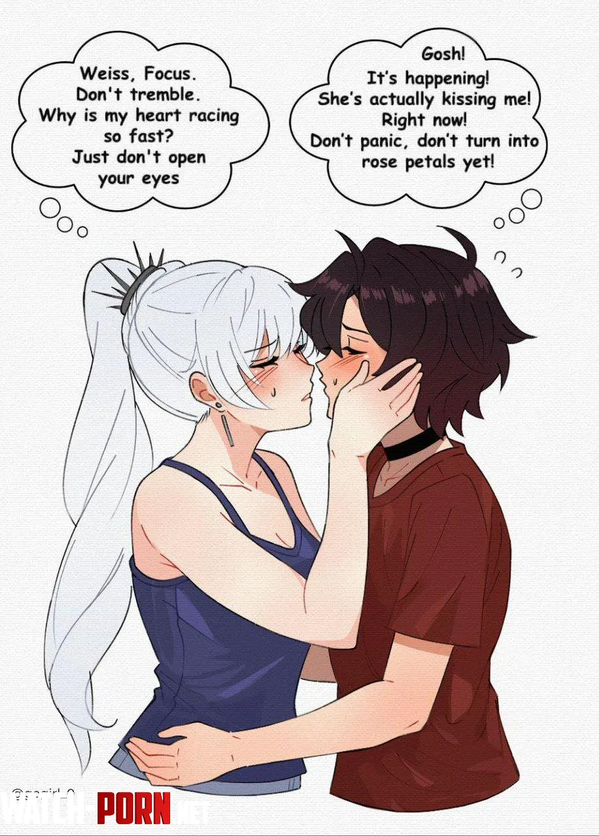 Before their first yuri kiss (gogirl_0) [RWBY] by HentaiDepartment