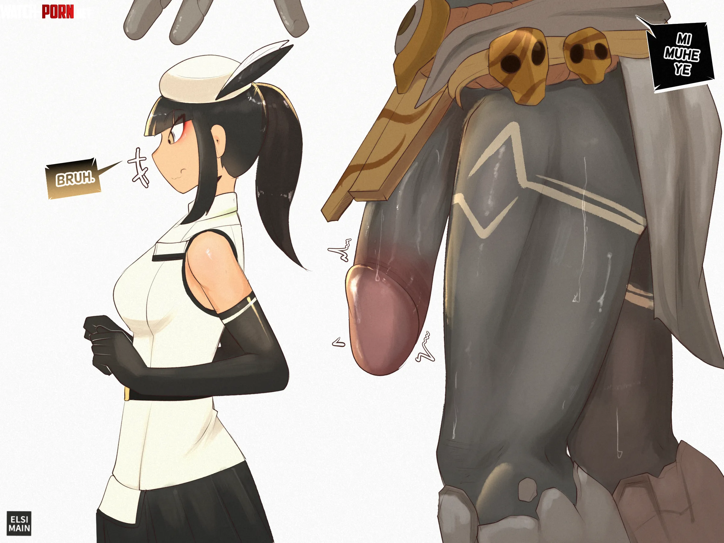 He's right behind me isn't he?