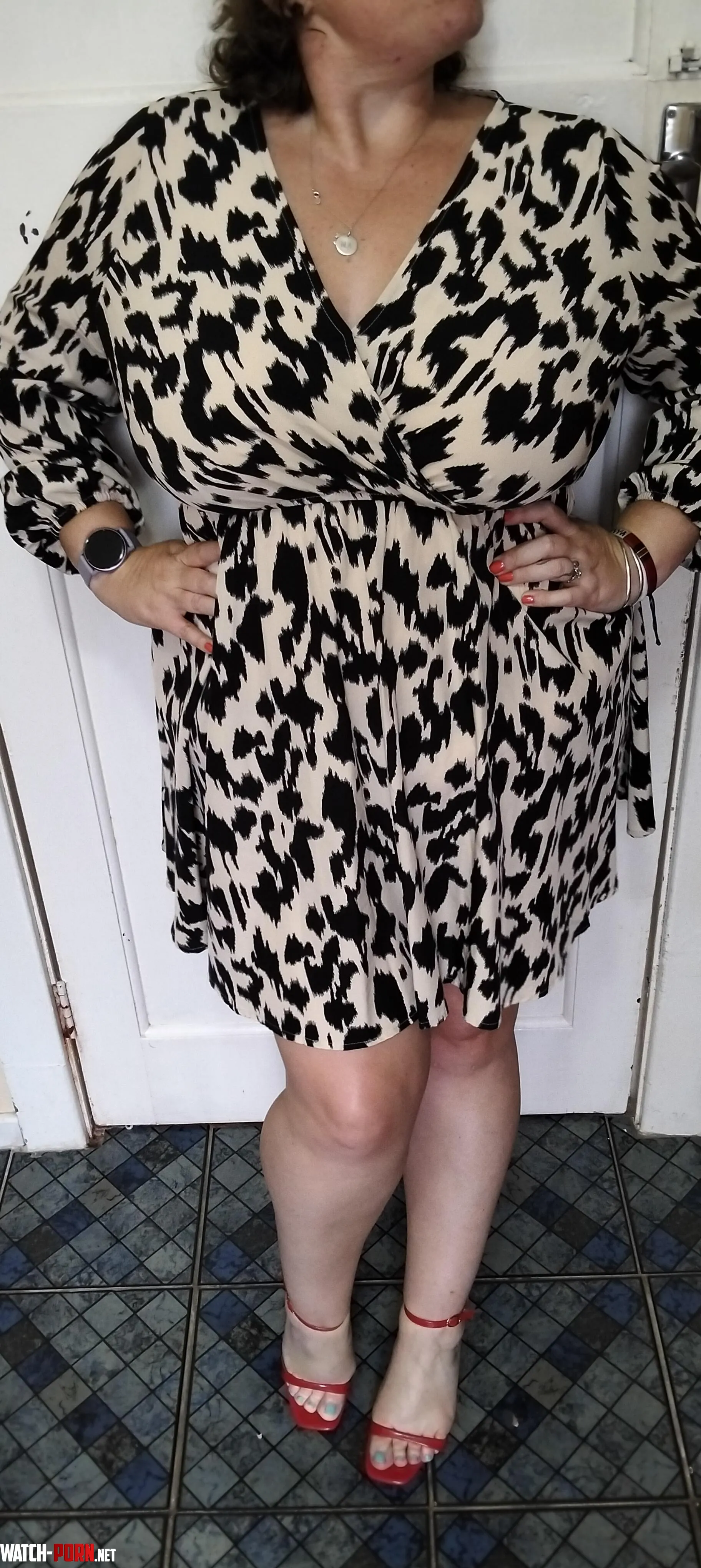 You won't find a bra under this dress by Rae-Swallows