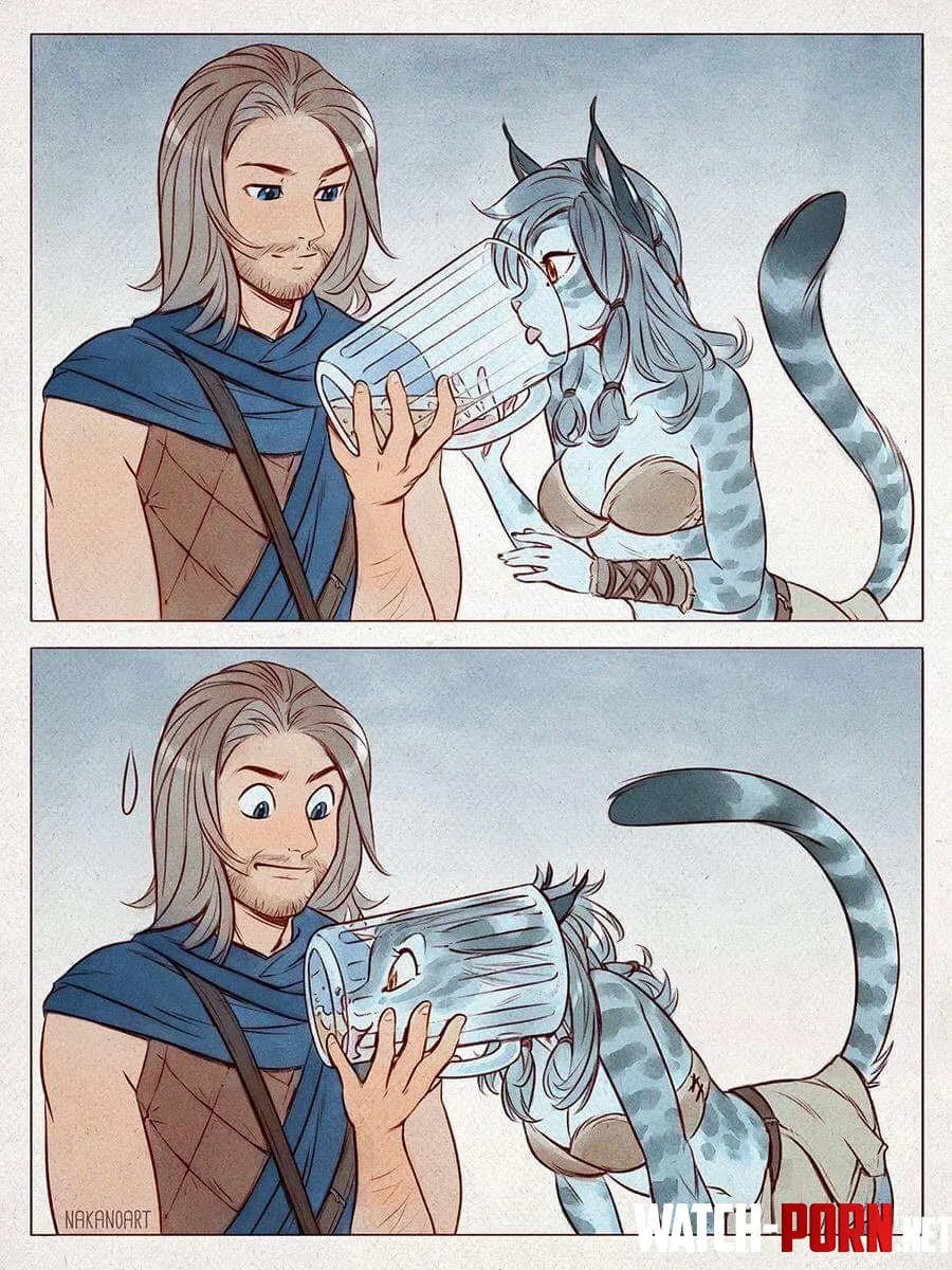 A kajhiit being adorable by SaffronFern