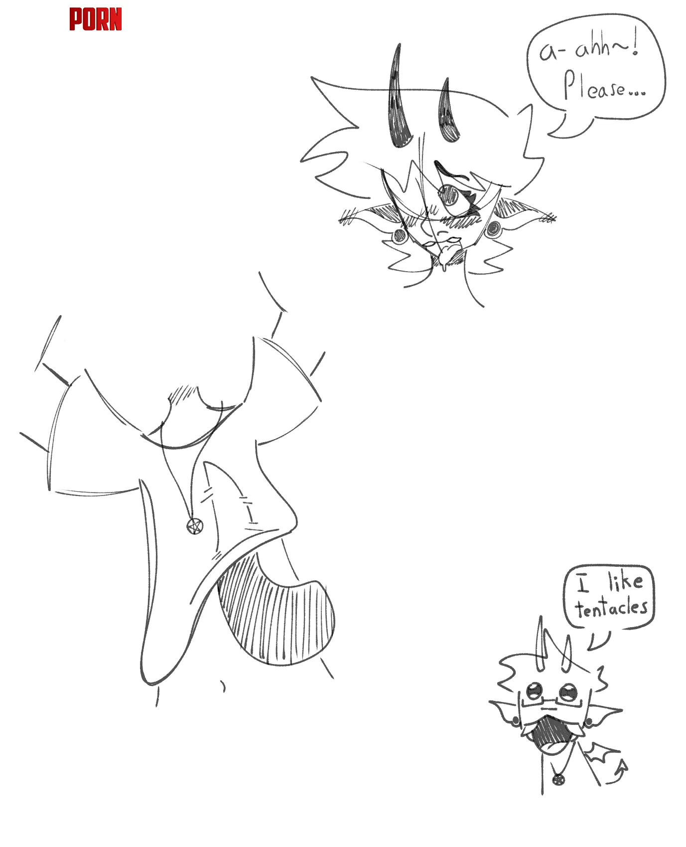 Pretty decent for my first nsfw drawing (art by me!) by Raccoon_kid_