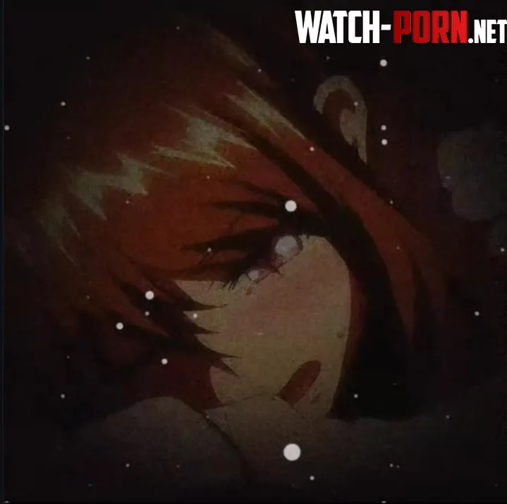 LF Color Source: 1girl, purple eyes, blush, open mouth, one eye closed, hair between eyes, red hair, sidelocks by cowdawgwater