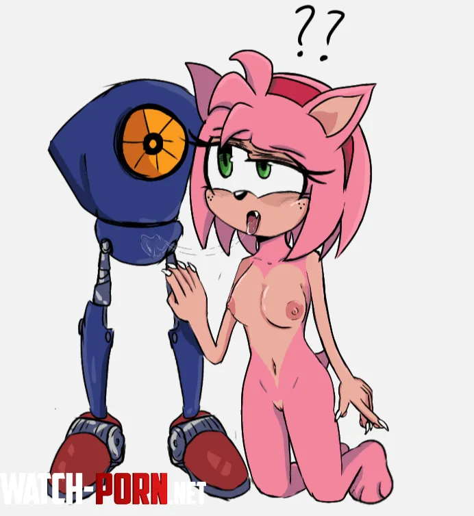 Poor girl 😔 how do you suck off a robot? (My art) by LewdoSimp