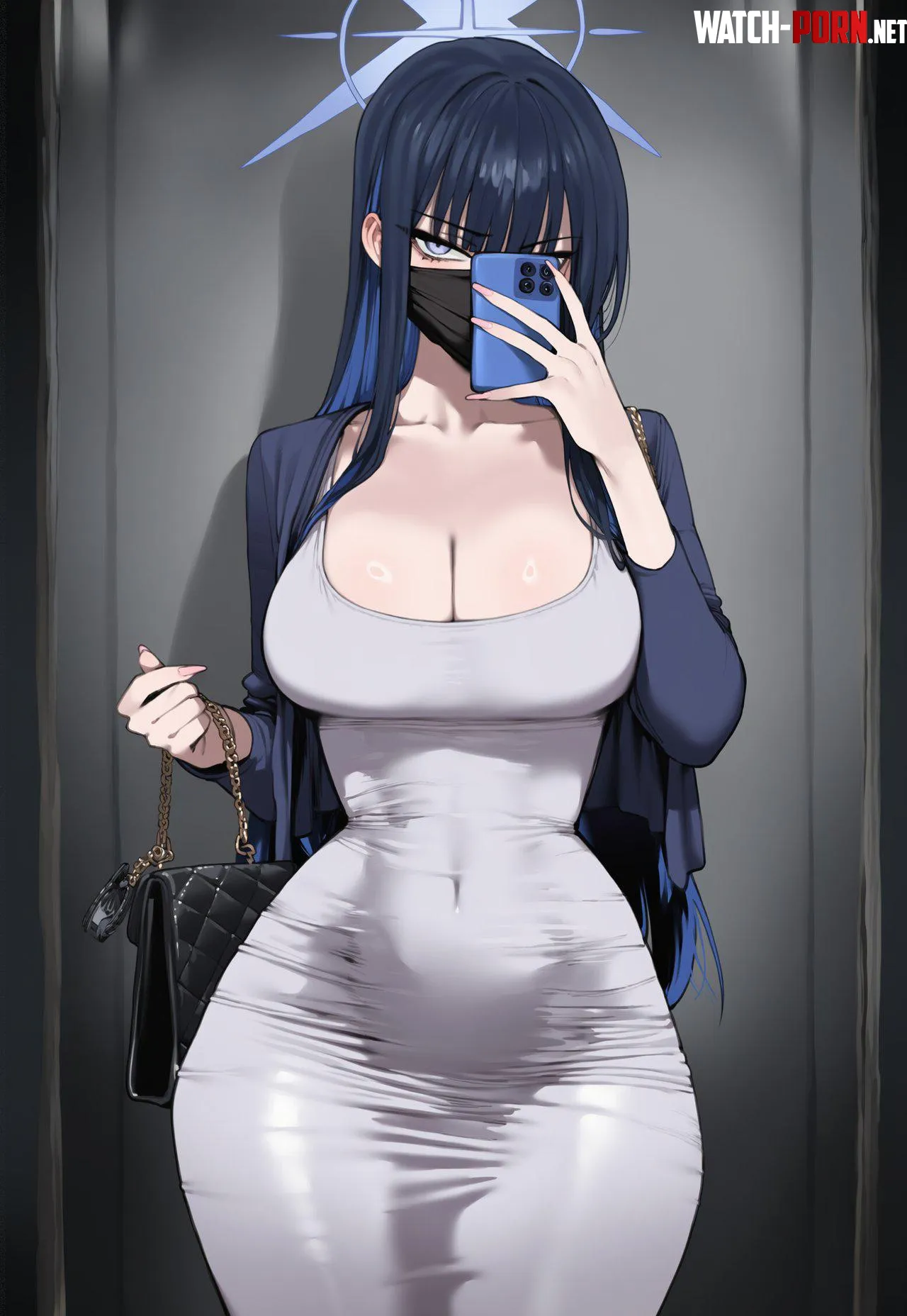 Dongtan Saori Joumae [Blue Archive] by WoolsonDaSheep