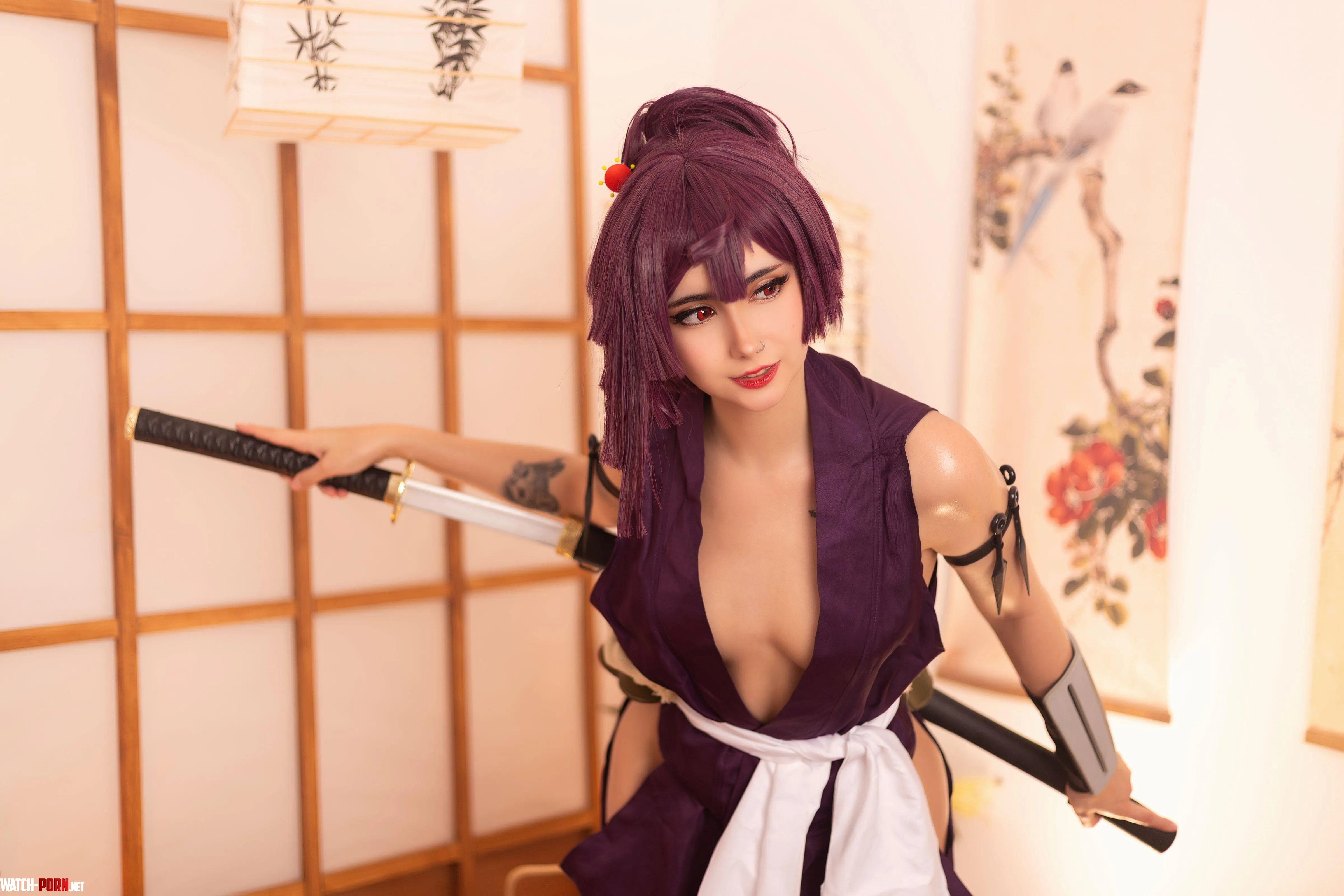 Aloeveraiskawaii as Yuzuriha from Hell's Paradise by aloeveraiiskawaii