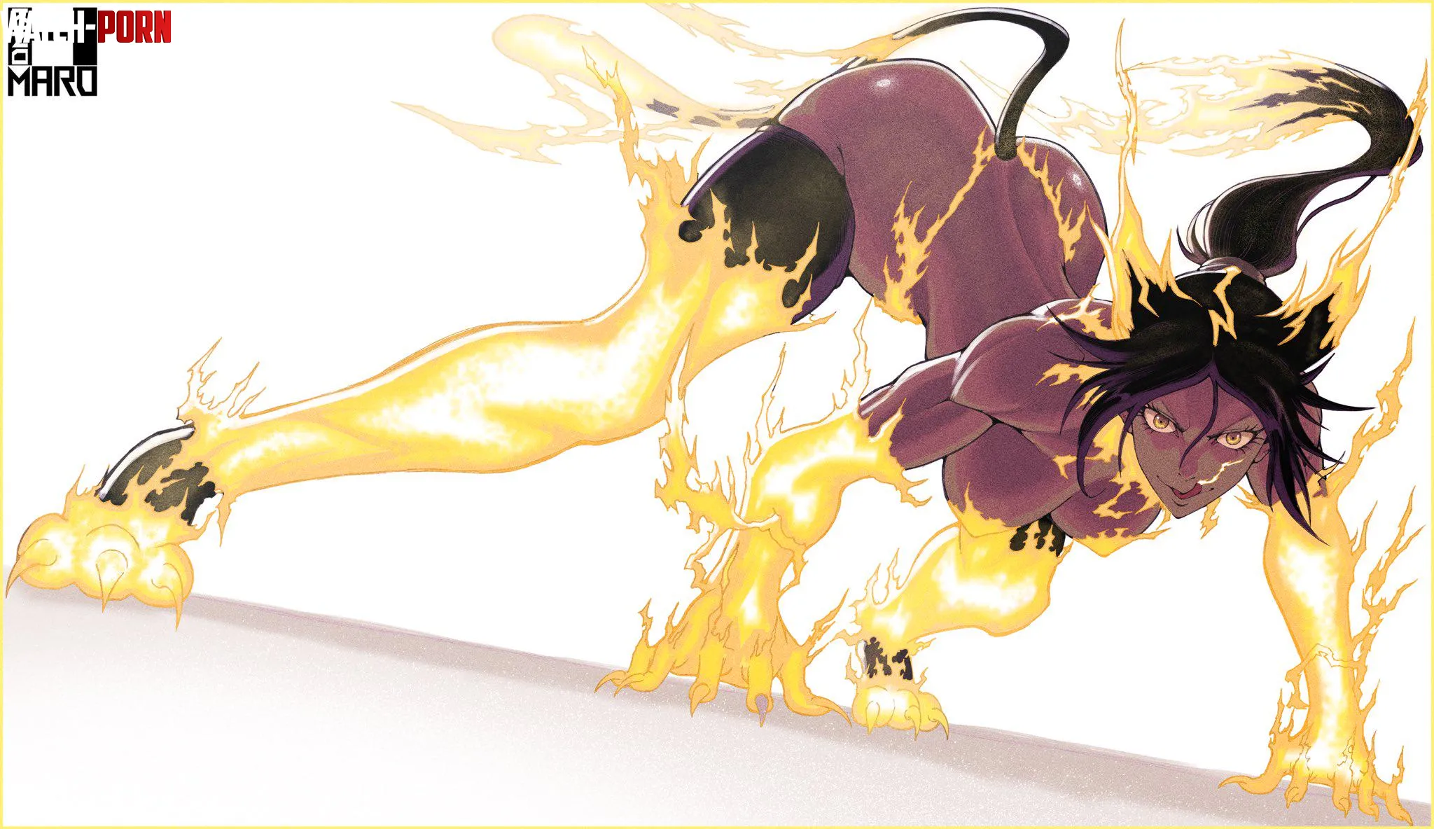 Cat Yoruichi (@Kinohmaro) by Gold-Doctor-3969