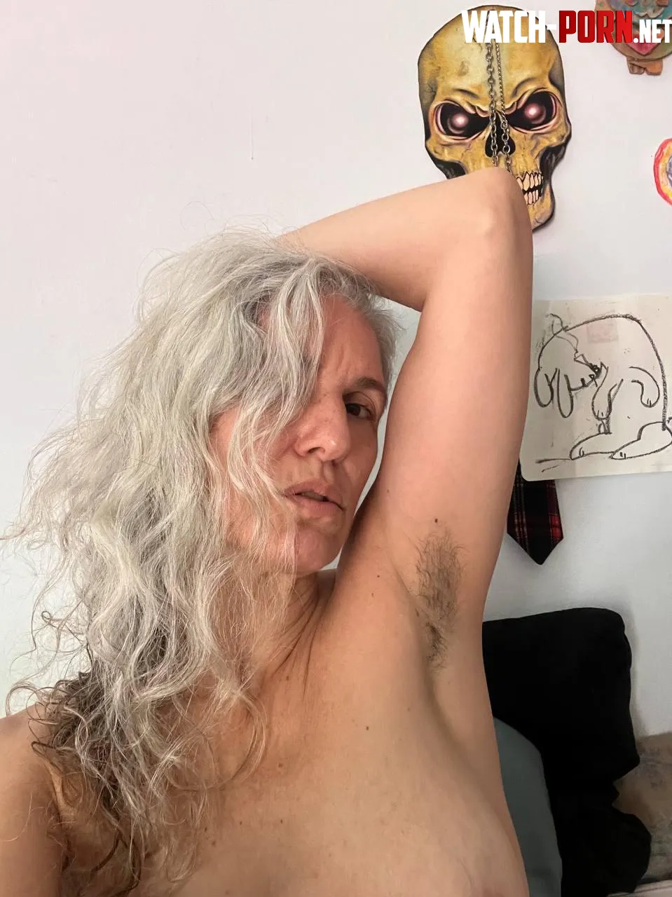 Today we're resting, but I'm here to show you my lovely hairy armpits. by SILVERgray2