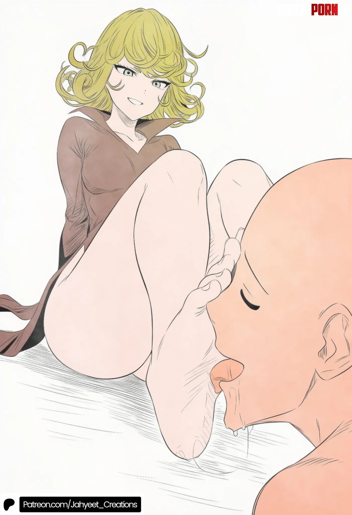 Tatsumaki loves her feet being worshipped[OnePunchMan](Jahyeet_Creations) by blowjobcurious