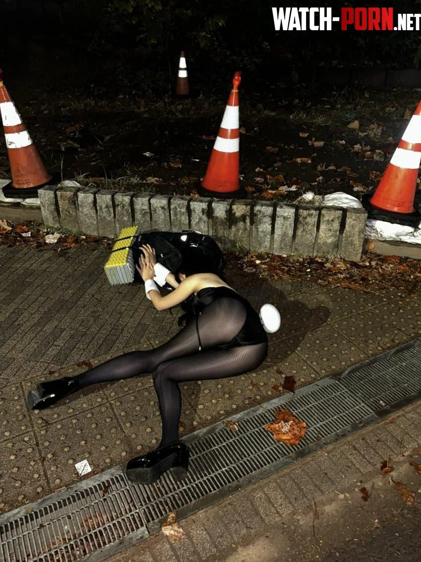 Bunny must have had a long day.. by Eat_ya_veggies