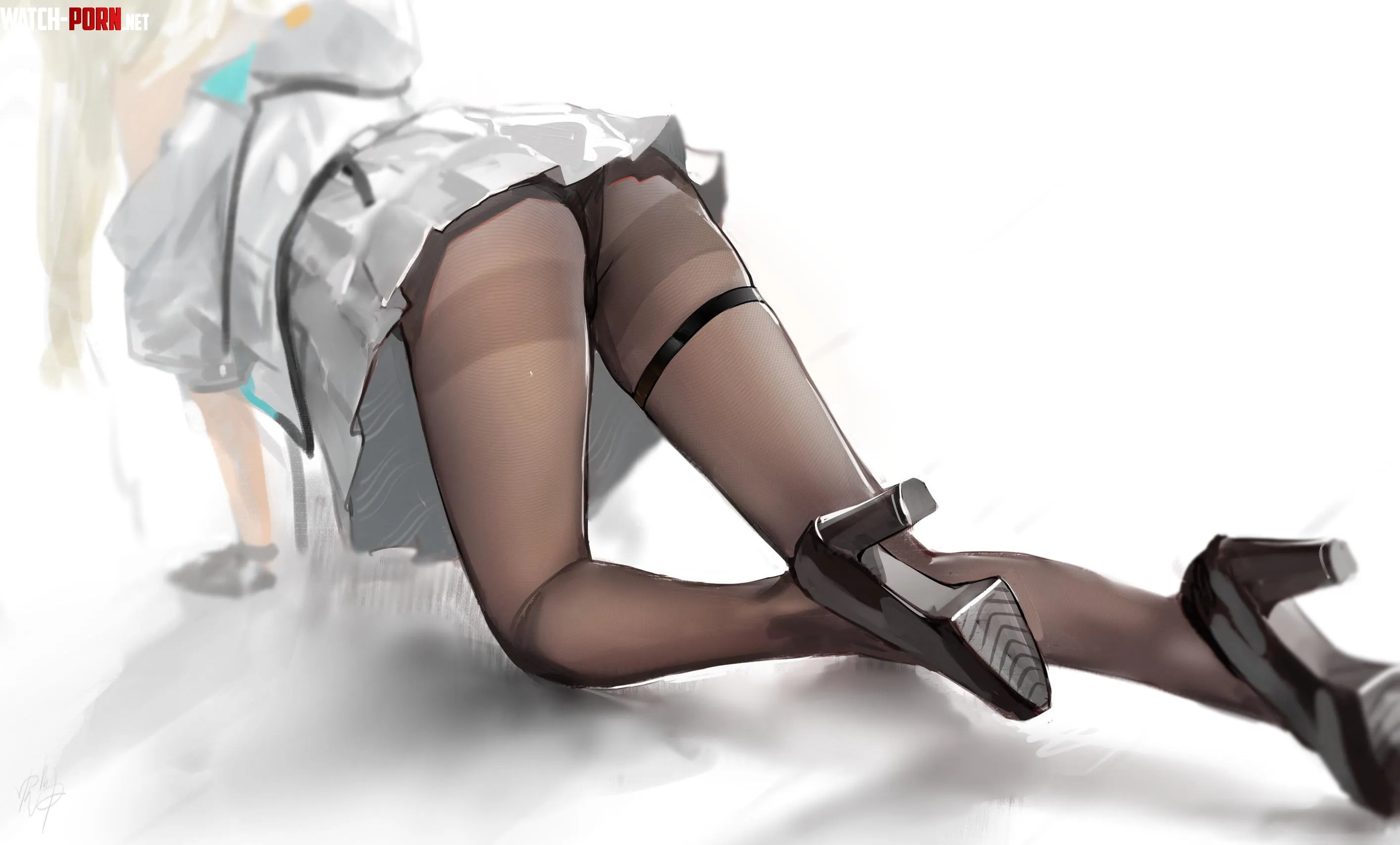 Perlica thighs (ひづるめ) [Arknights: Endfield] by Silent_Steak_9540