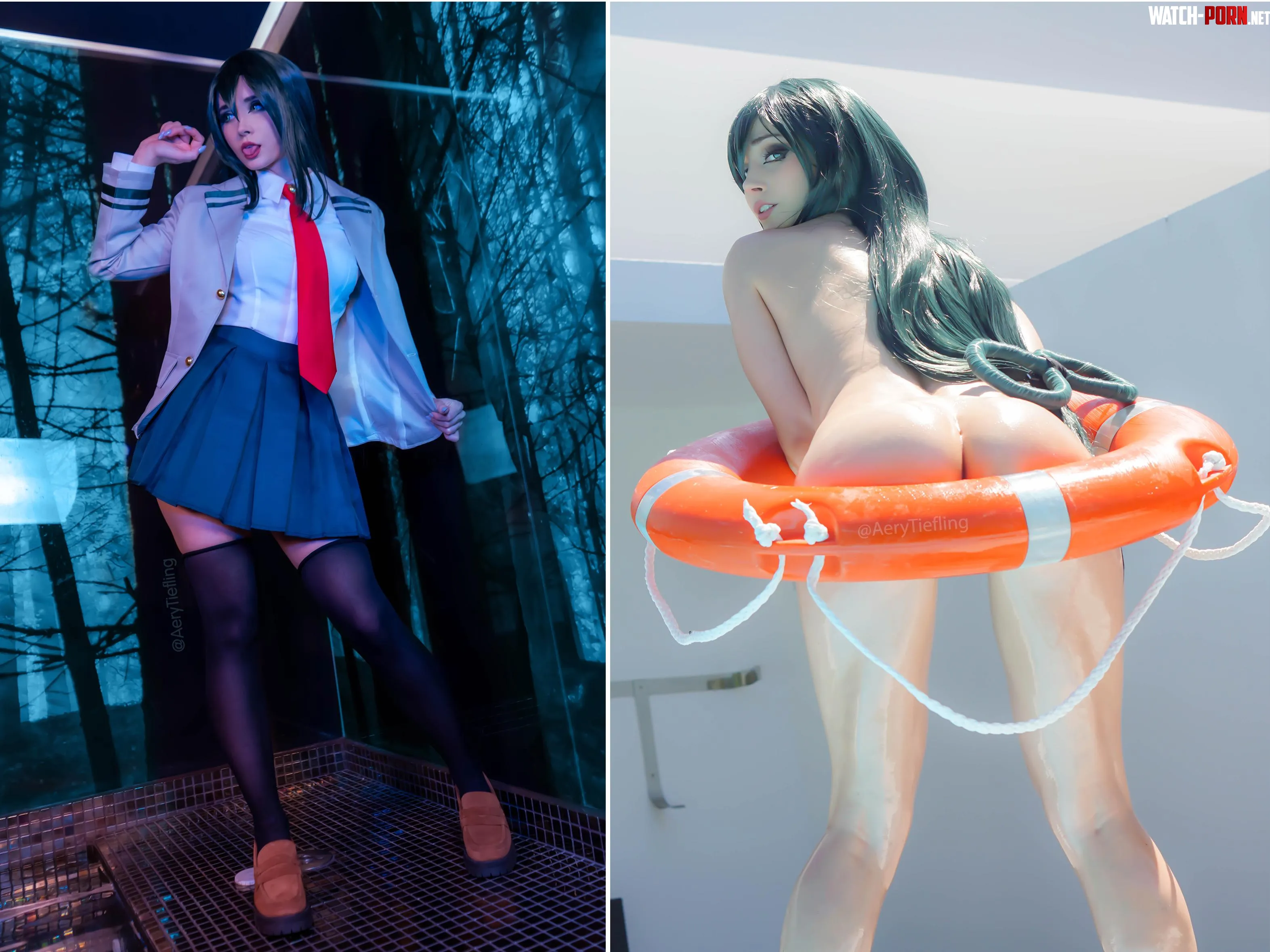 Tsuyu from My Hero Academia by Aery Tiefling [OC] by AeryKorvair