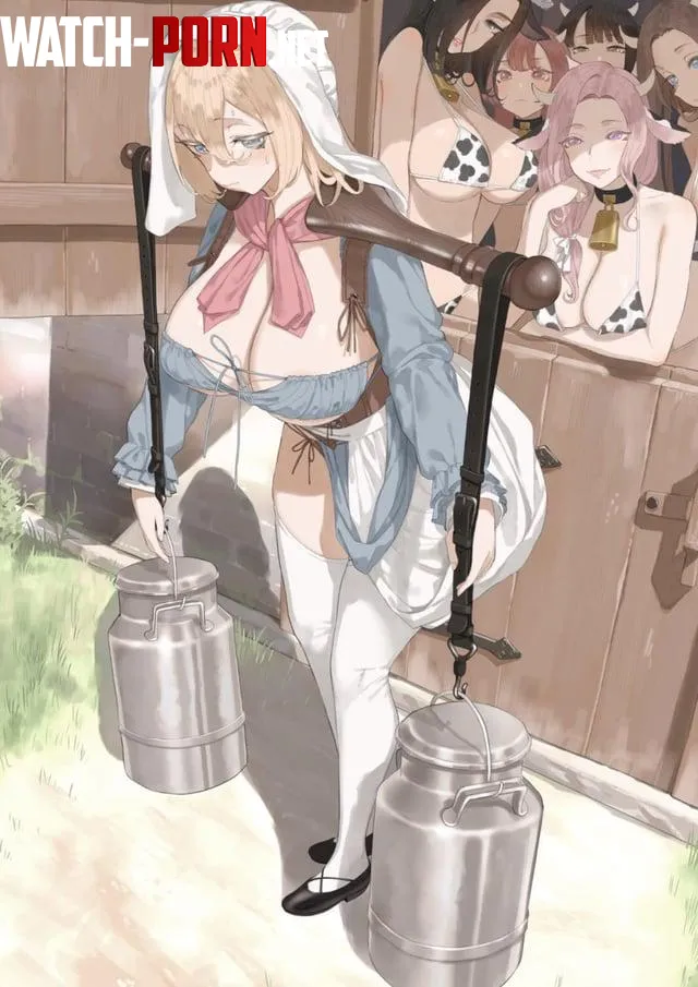 Hardworking cow-mommy by velyn_form