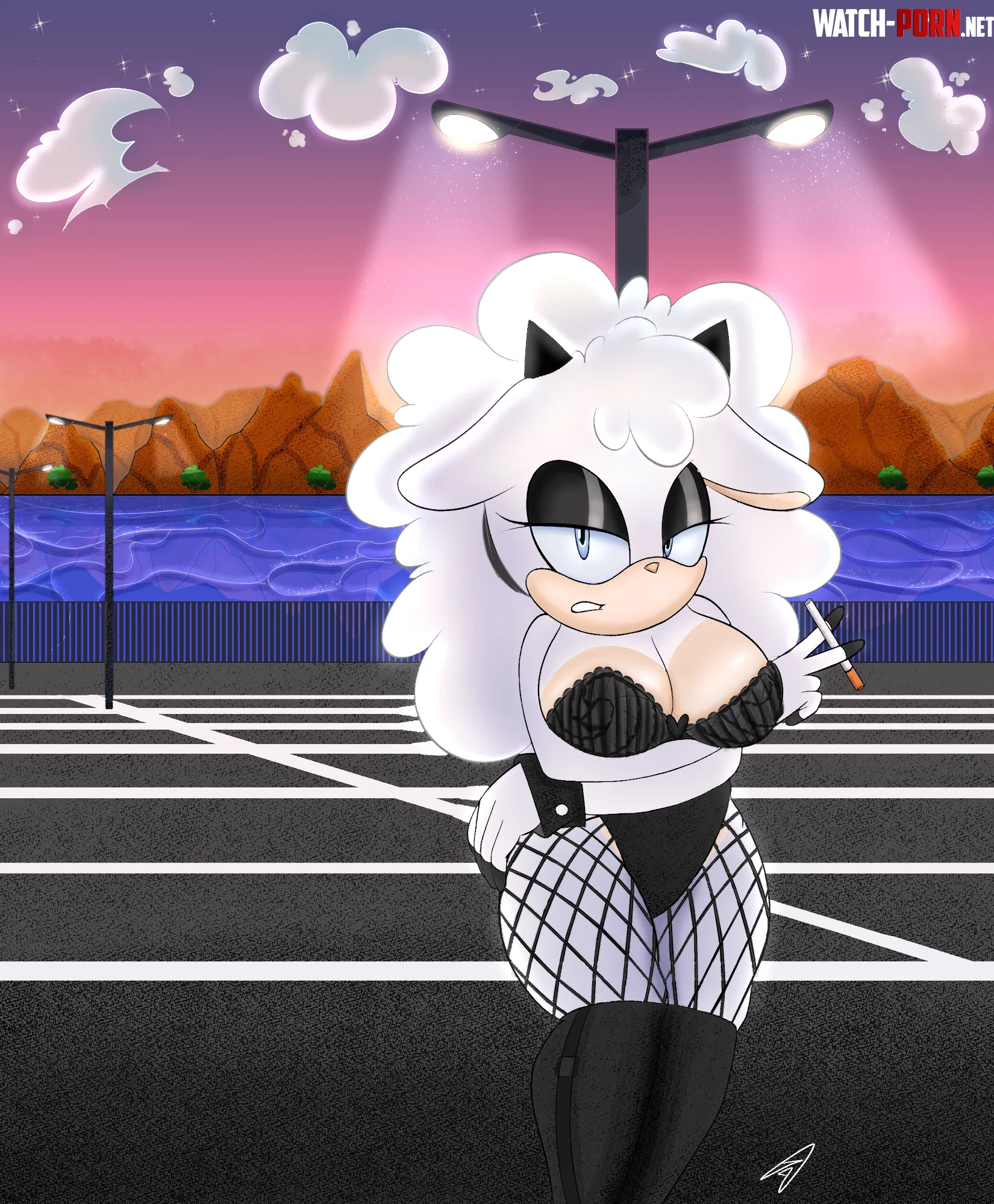 Lanolin the Sheep by me (GlitchArt) by theblueguy05