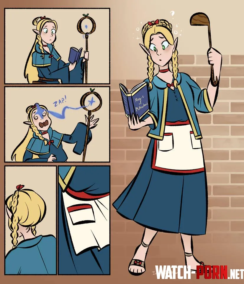 Marcille Mom Magic (Inkyfluffdraws) by Somethingbutonreddit