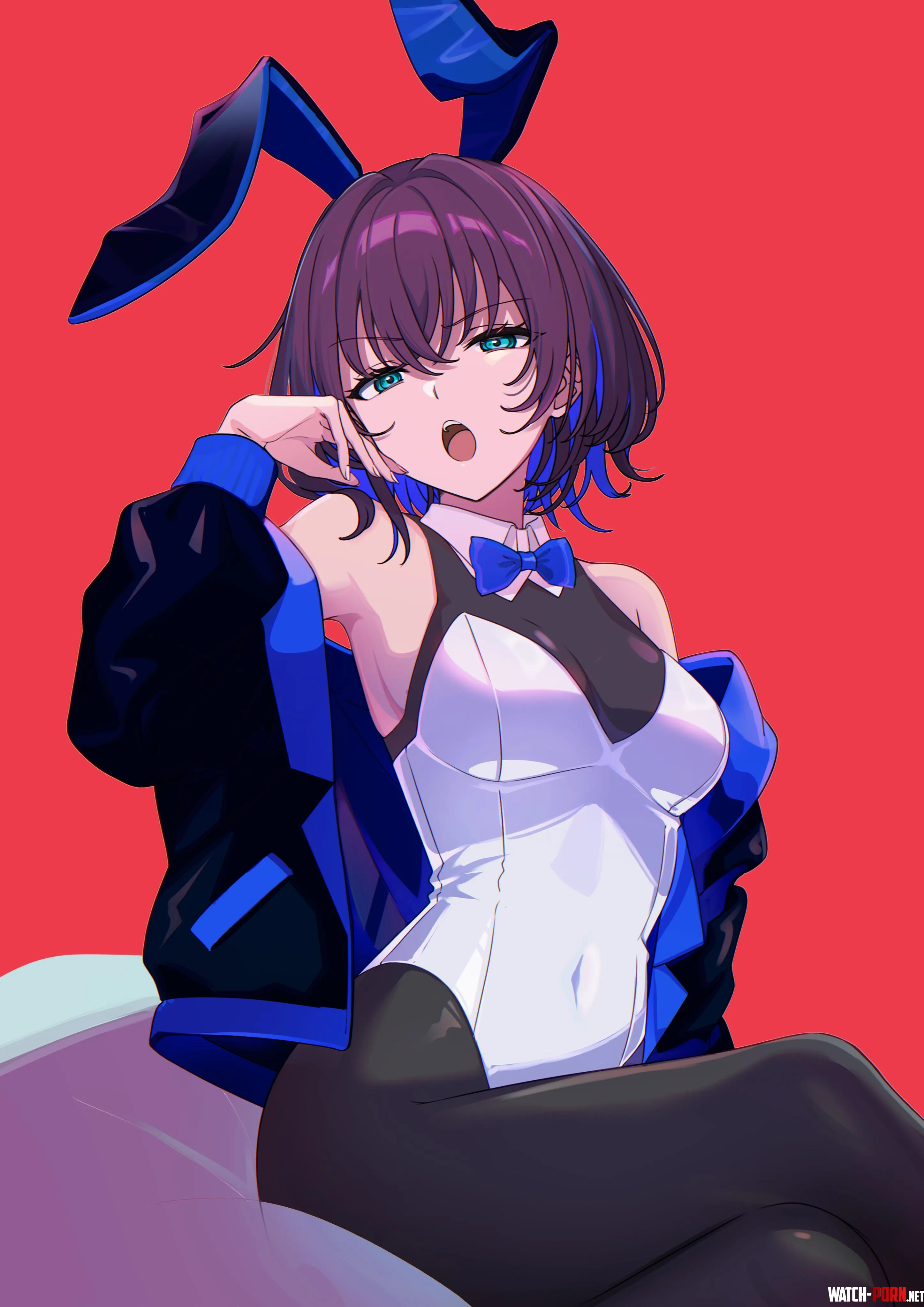 Grumpy Bunny Girl by WoolsonDaSheep