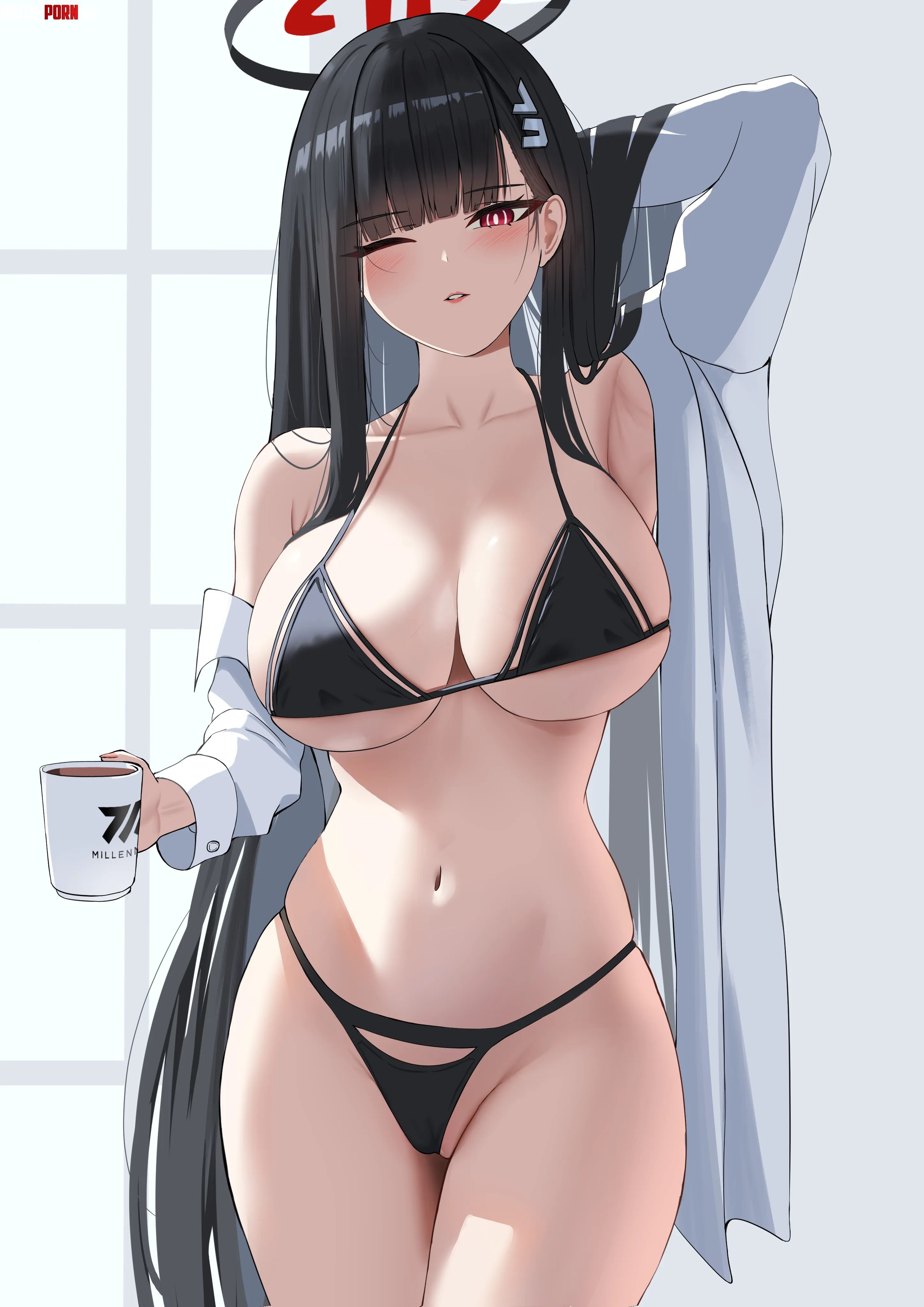 Rio with a mug (S.Redbutterfly) by elegantloveglimmer