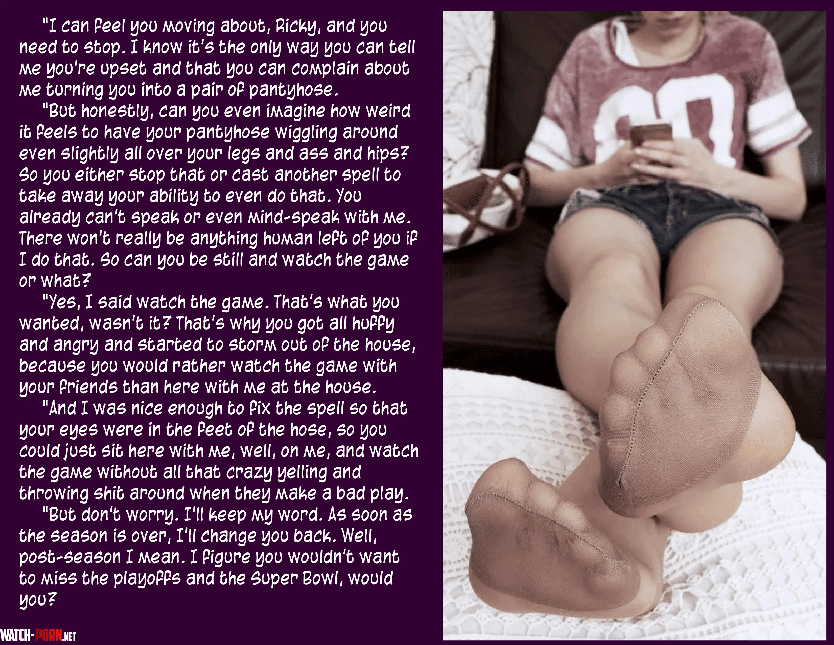 New Caption! What?! You're Still Watching the Game. by AskedForTheMid0129