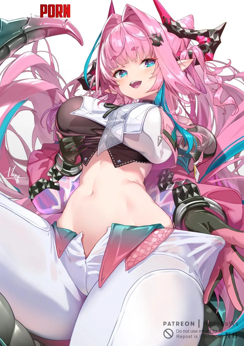 Yvonne's sexy tummy [Arknights: Endfield] by marxsander2016