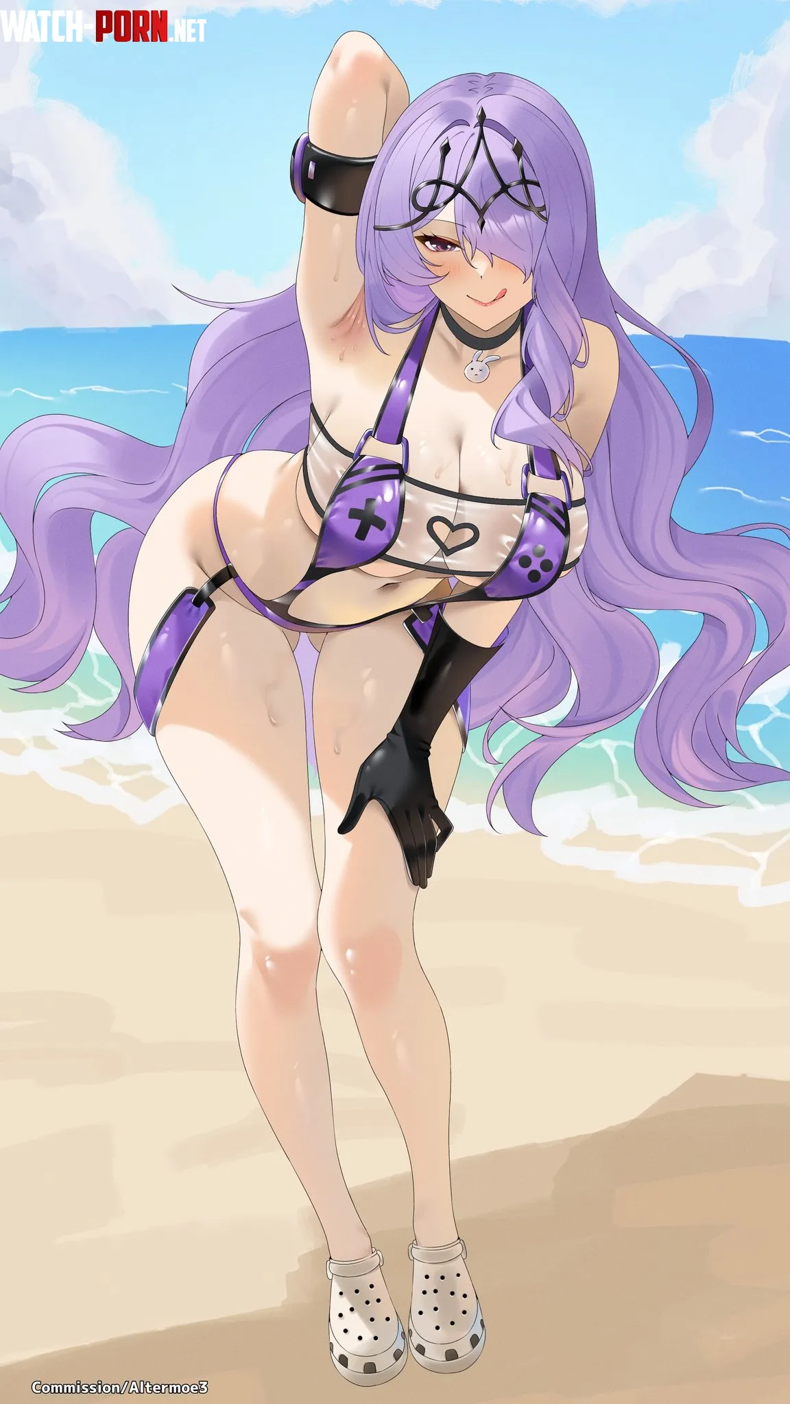 Camilla with elegg swimsuit by ElusoryOwl