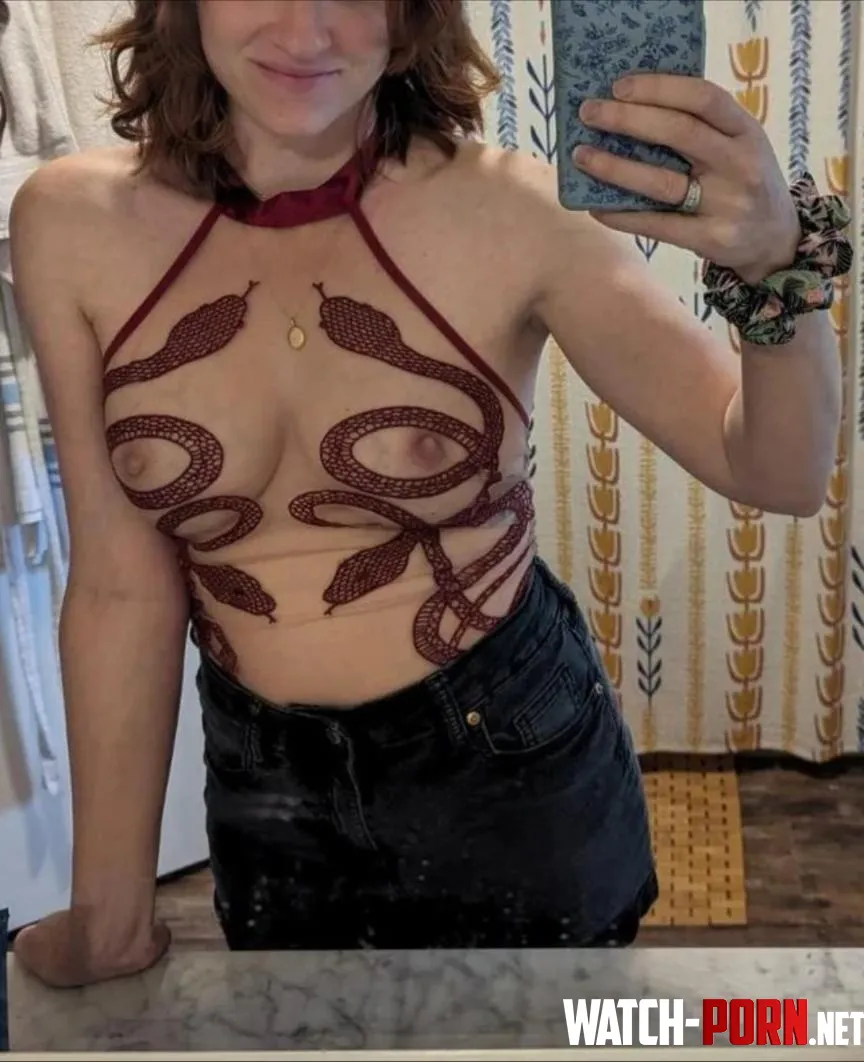 Naughty selfie for the neighbor by Full_Yogurtcloset51